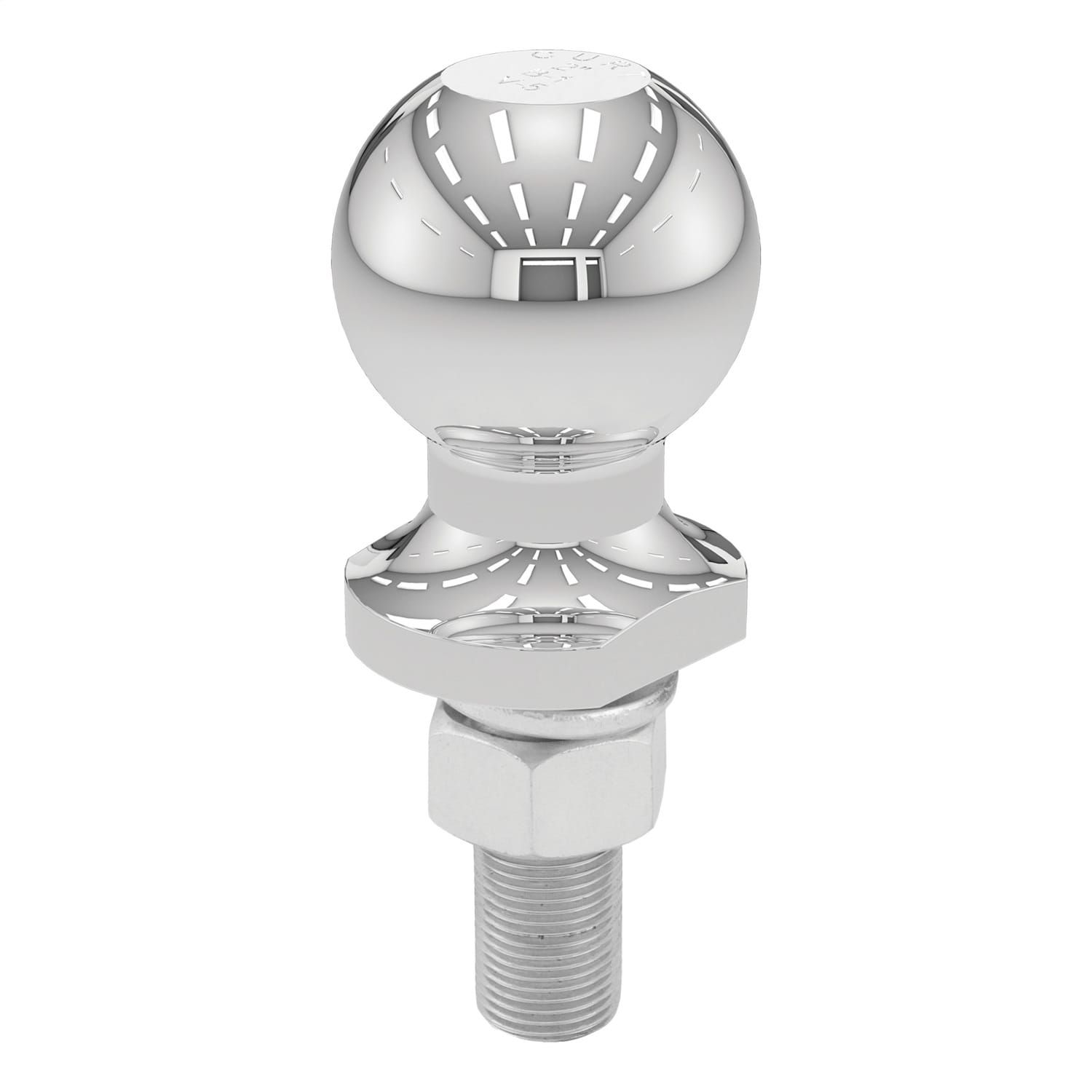 2in. Trailer Ball (3/4in. x 2-1/8in. Shank; 3;500 lbs.; Chrome) thumbnail 2
