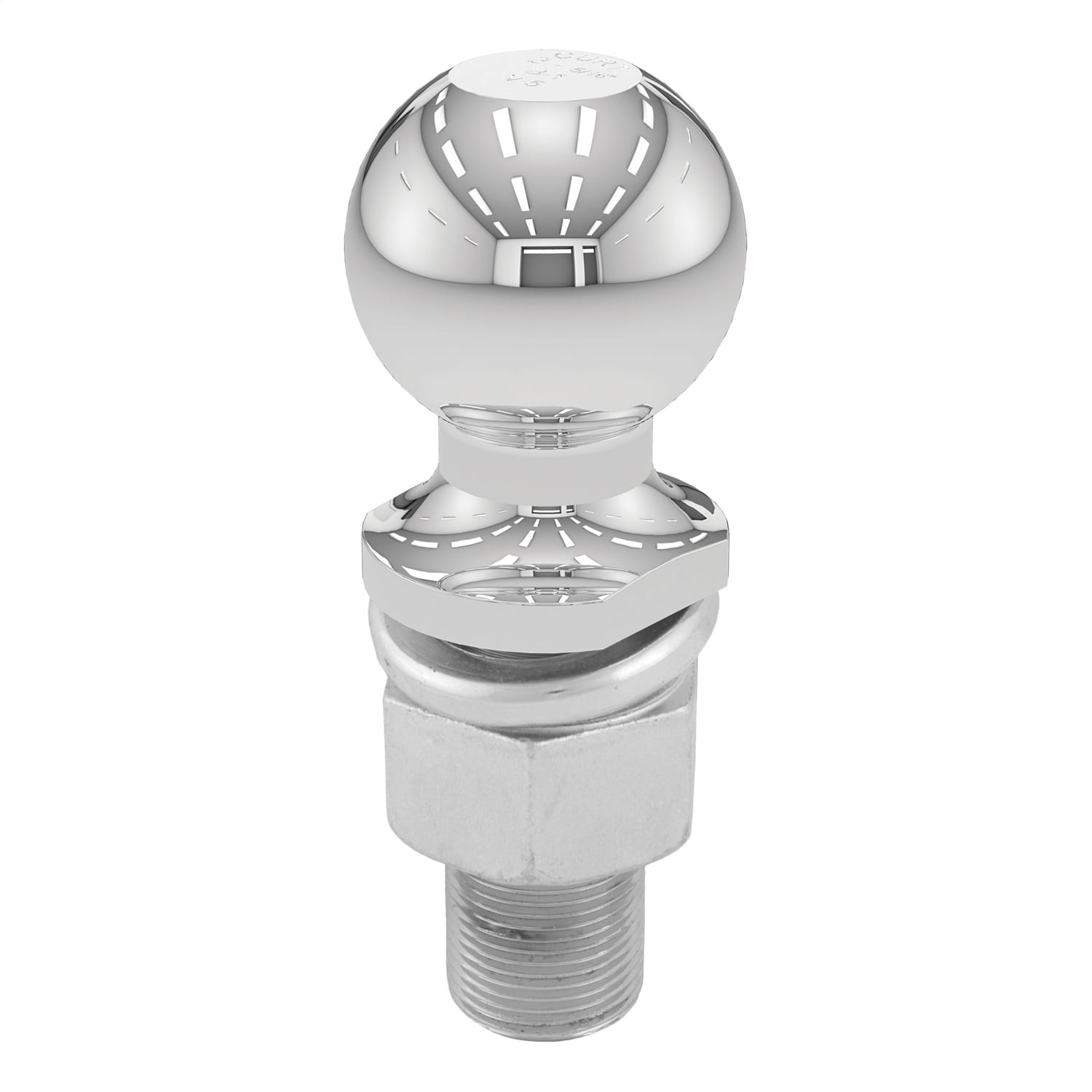 2-5/16in. Trailer Ball (1-1/4in. x 3in. Shank; 6;000 lbs.; Chrome) thumbnail 2