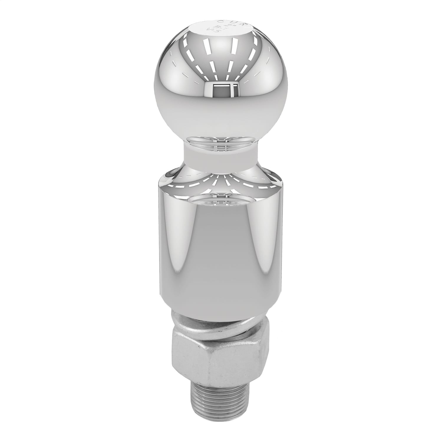 2in. Trailer Ball (1in. x 2-1/8in. Shank; 2in. Rise; 6;000 lbs.; Chrome) thumbnail 2