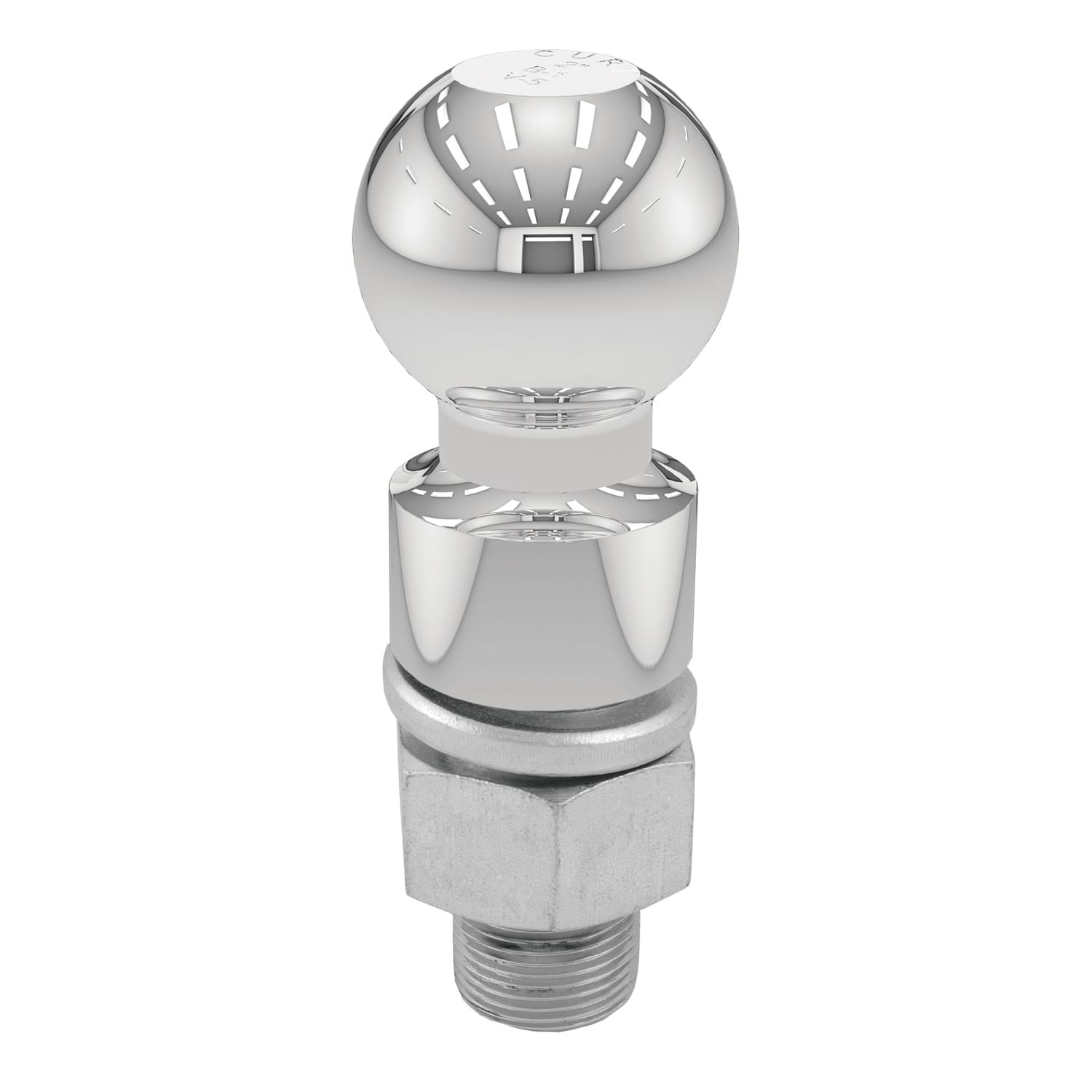 2-5/16in. Trailer Ball (1-1/4in. x 2-5/8in. Shank; 1in. Rise; 10;000 lbs.; Chrom thumbnail 2