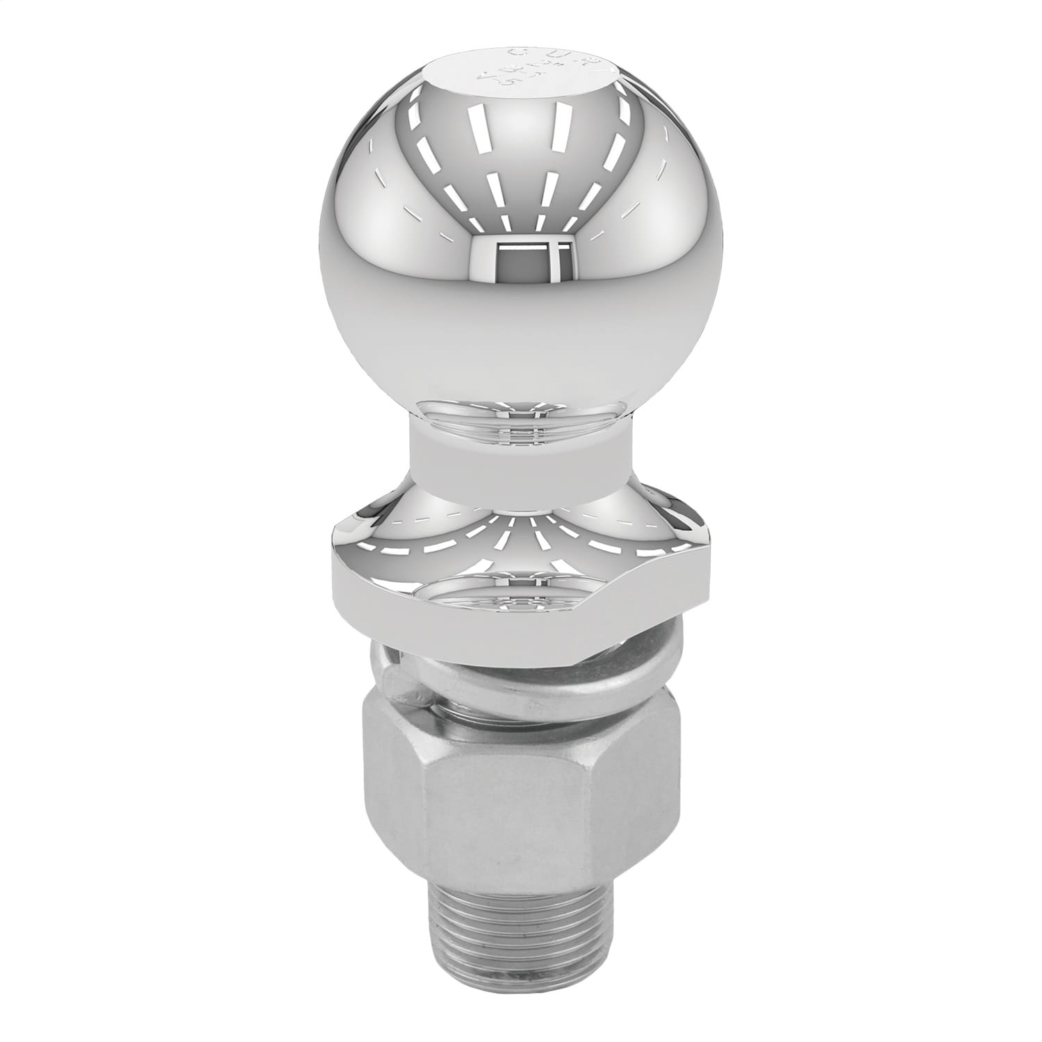 2in. Trailer Ball (1in. x 2-1/8in. Shank; 7;500 lbs.; Chrome) thumbnail 2
