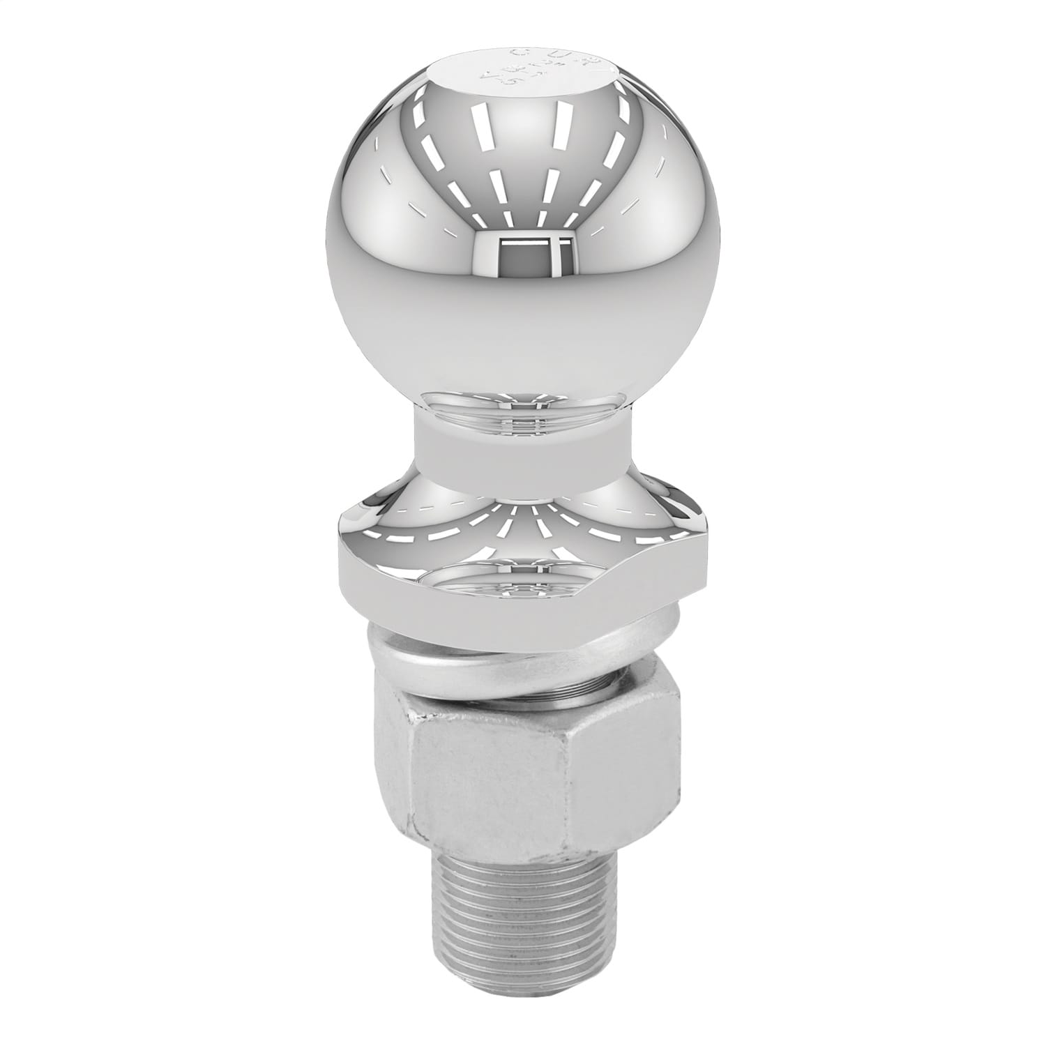 2in. Trailer Ball (1in. x 2-1/4in. Shank; 12;000 lbs.; Chrome) thumbnail 2