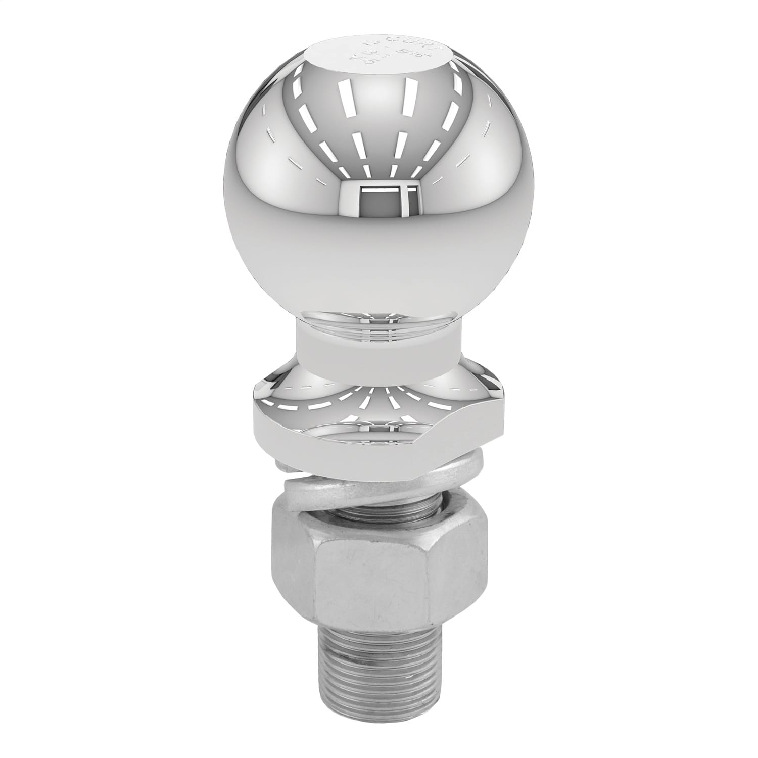 2-5/16in. Trailer Ball (1in. x 2-1/4in. Shank; 12;000 lbs.; Chrome) thumbnail 2