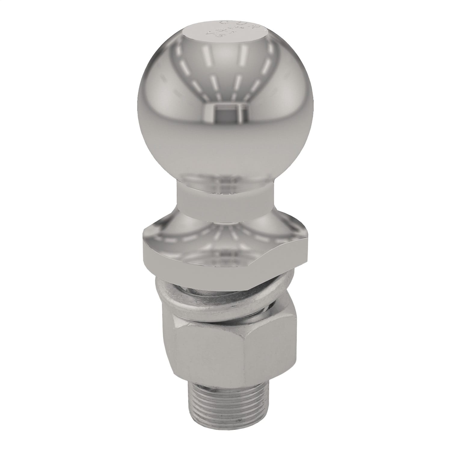 2in. Trailer Ball (1in. x 2-1/8in. Shank; 6;000 lbs.; Stainless) thumbnail 2