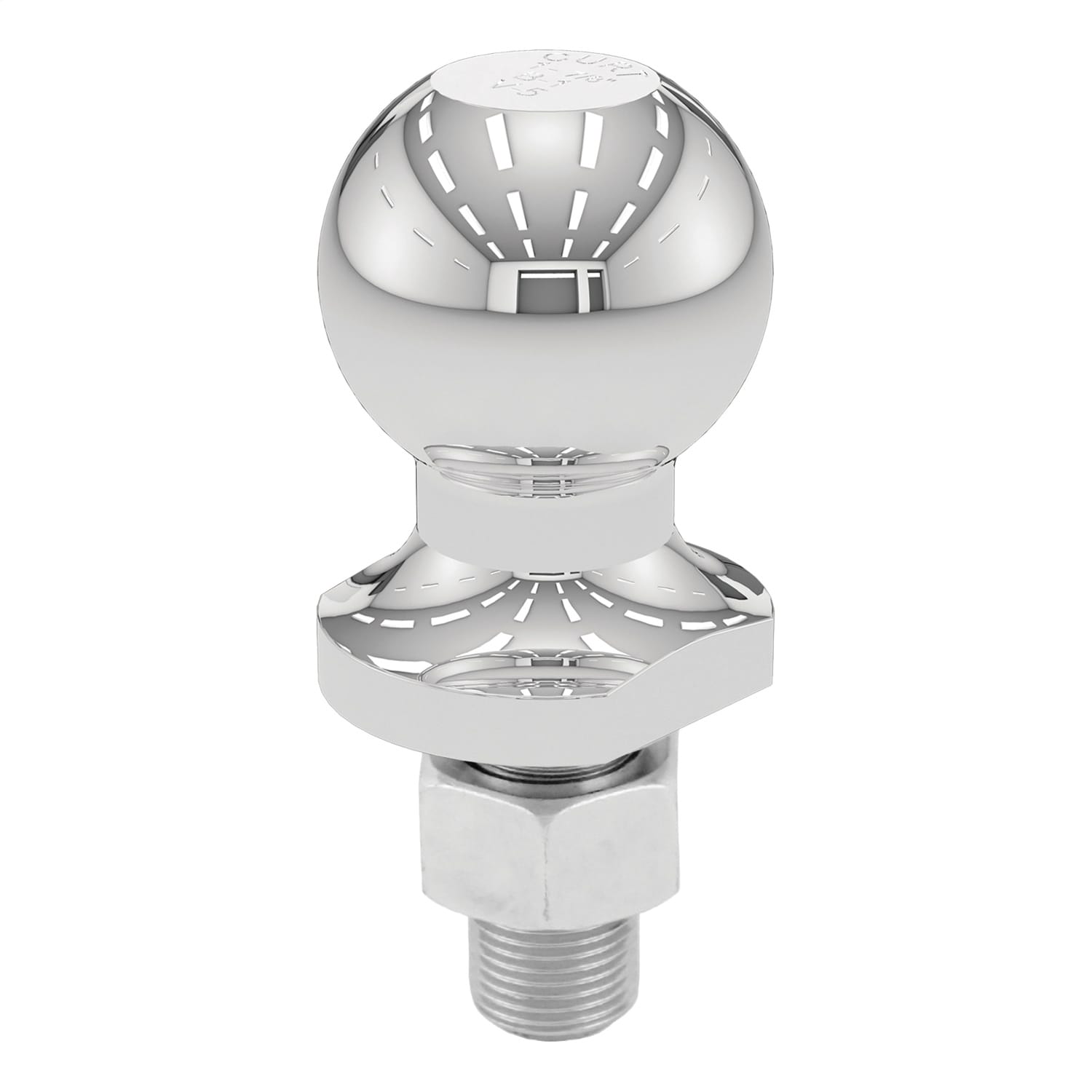 1-7/8in. Trailer Ball (3/4in. x 1-5/8in. Shank; 2;000 lbs.; Chrome; Packaged) thumbnail 3