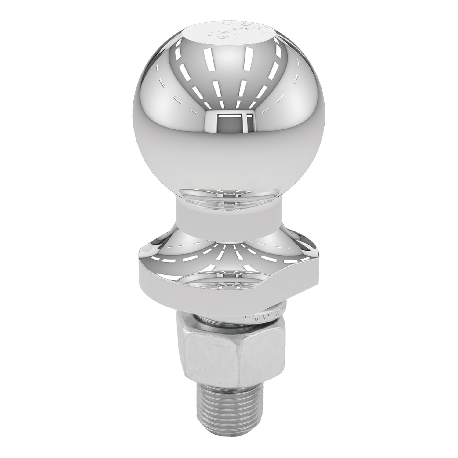 2in. Trailer Ball (3/4in. x 1-3/4in. Shank; 3;500 lbs.; Chrome; Packaged) thumbnail 3