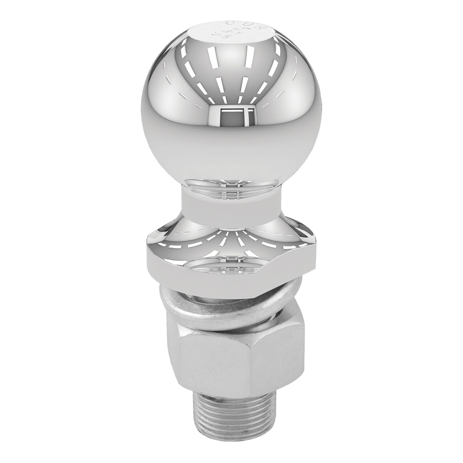 2in. Trailer Ball (1in. x 2-1/8in. Shank; 6;000 lbs.; Chrome; Packaged) thumbnail 3