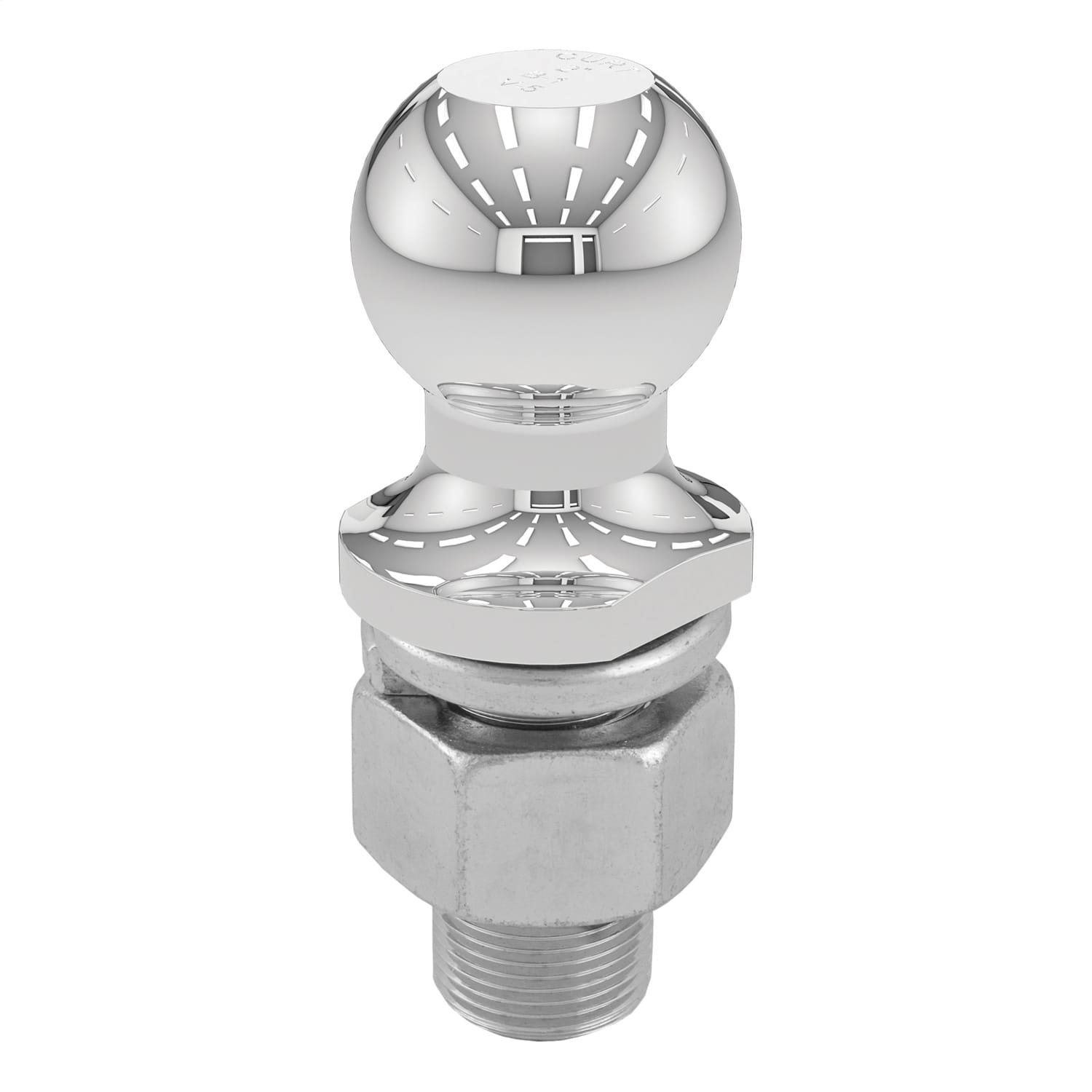 2in. Trailer Ball (1-1/4in. x 2-5/8in. Shank; 10;000 lbs.; Chrome; Packaged) thumbnail 3