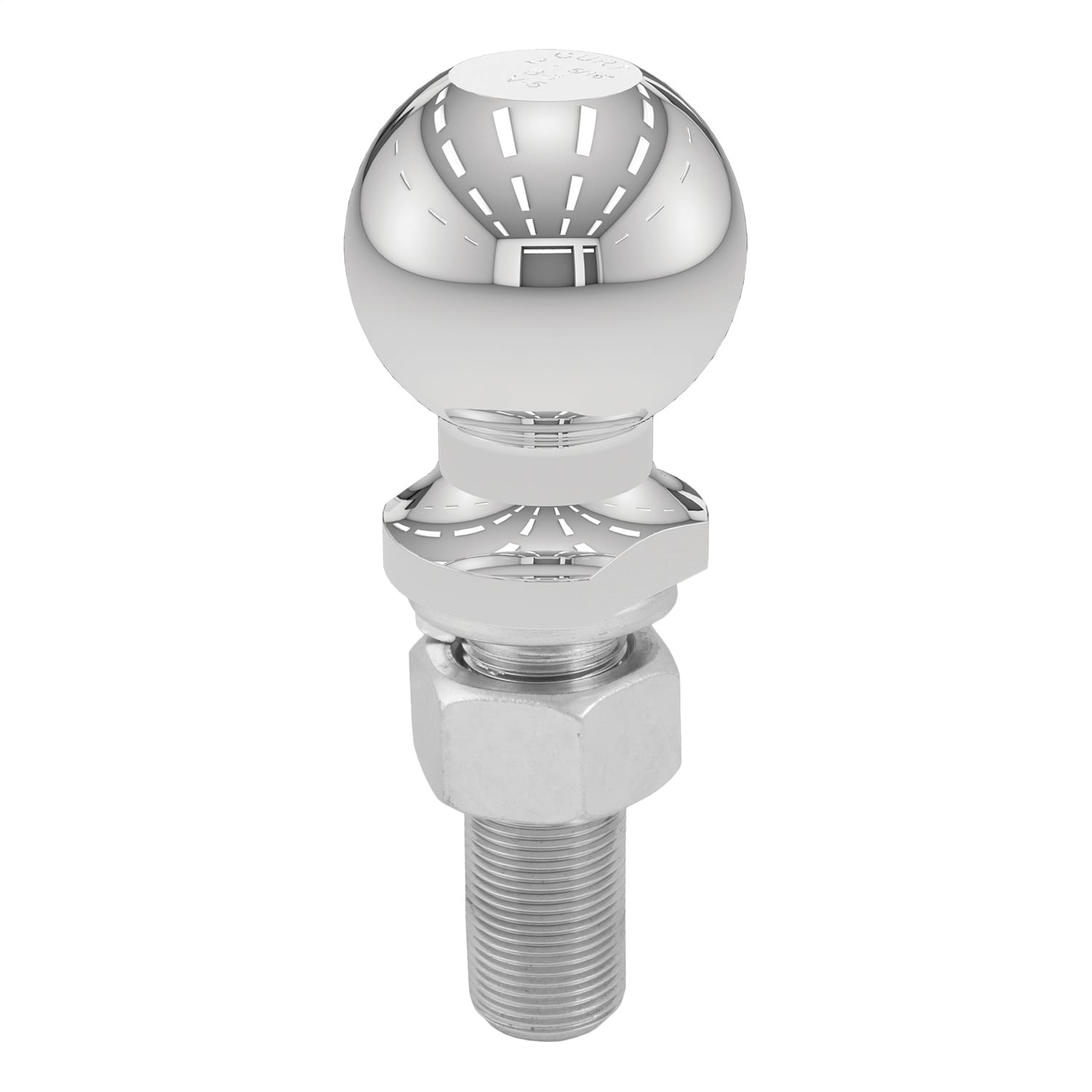 2-5/16in. Trailer Ball (1in. x 3in. Shank; 6;000 lbs.; Chrome; Packaged) thumbnail 4