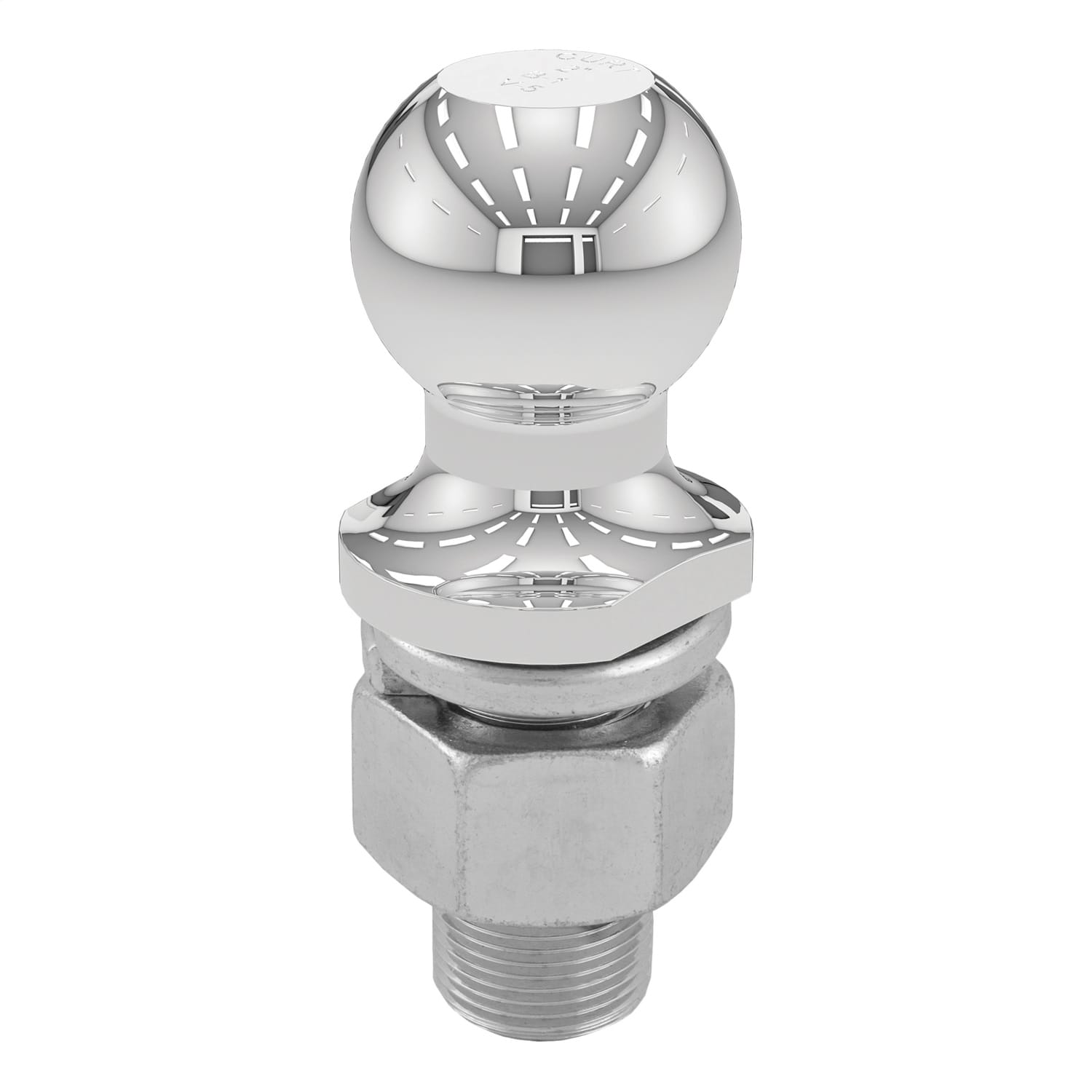 2in. Trailer Ball (1-1/4in. x 2-5/8in. Shank; 10;000 lbs.; Chrome) thumbnail 2
