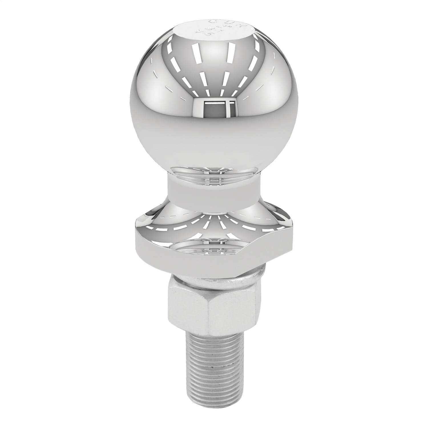 2in. Trailer Ball (3/4in. x 2-1/8in. Shank; 3;500 lbs.; Chrome; Packaged) thumbnail 2