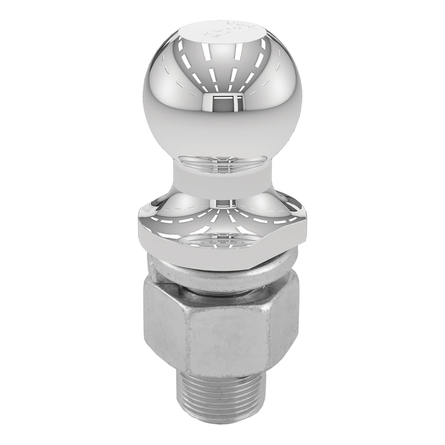 2in. Trailer Ball (1-1/4in. x 2-5/8in. Shank; 10;000 lbs; Chrome) thumbnail 2