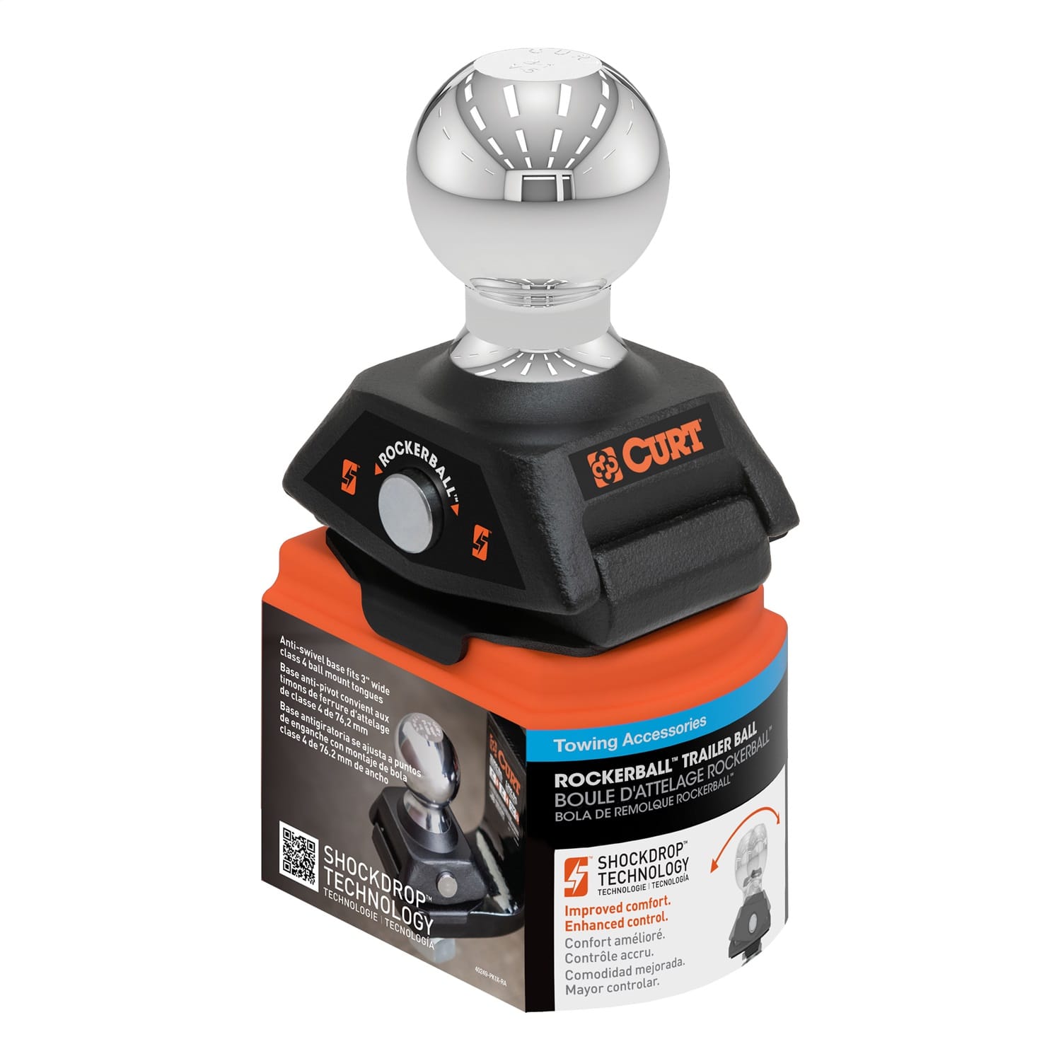 RockerBall 2-5/16in. Cushion Hitch Ball (1-1/4in. Shank; 12;000 lbs; Packaged) thumbnail 2