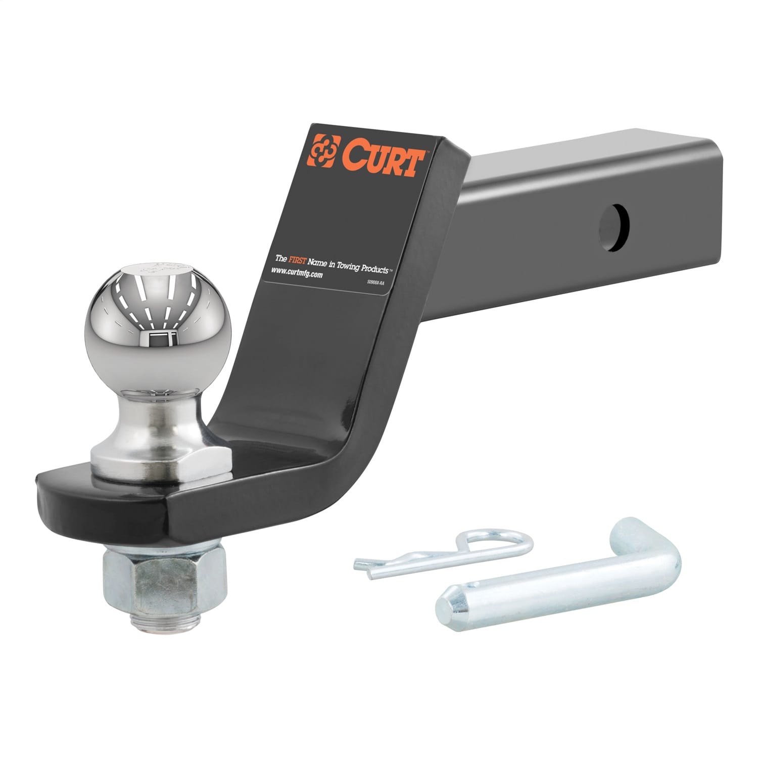 Loaded Ball Mount with 2in. Ball (2in. Shank; 7;500 lbs.; 4in. Drop)