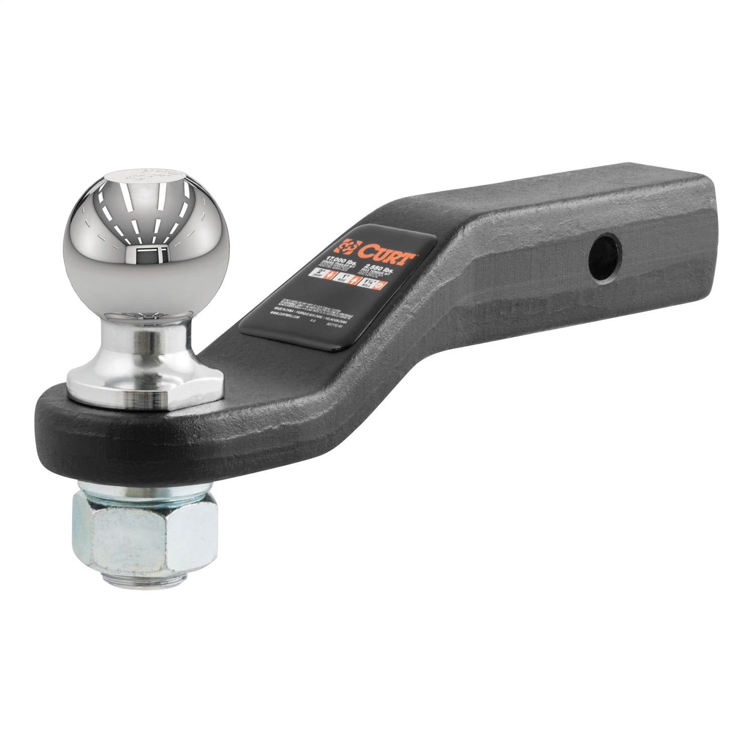 Loaded Forged Ball Mount with 2-5/16in. Ball (2in. Shank; 15;000 lbs.; 2in. Drop