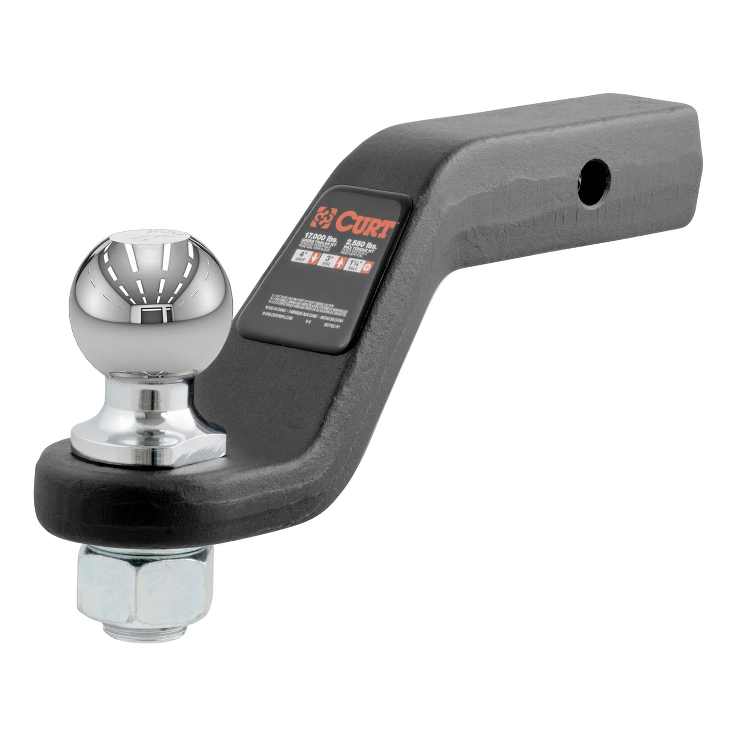 Loaded Forged Ball Mount with 2-5/16in. Ball (2in. Shank; 15;000 lbs.; 4in. Drop