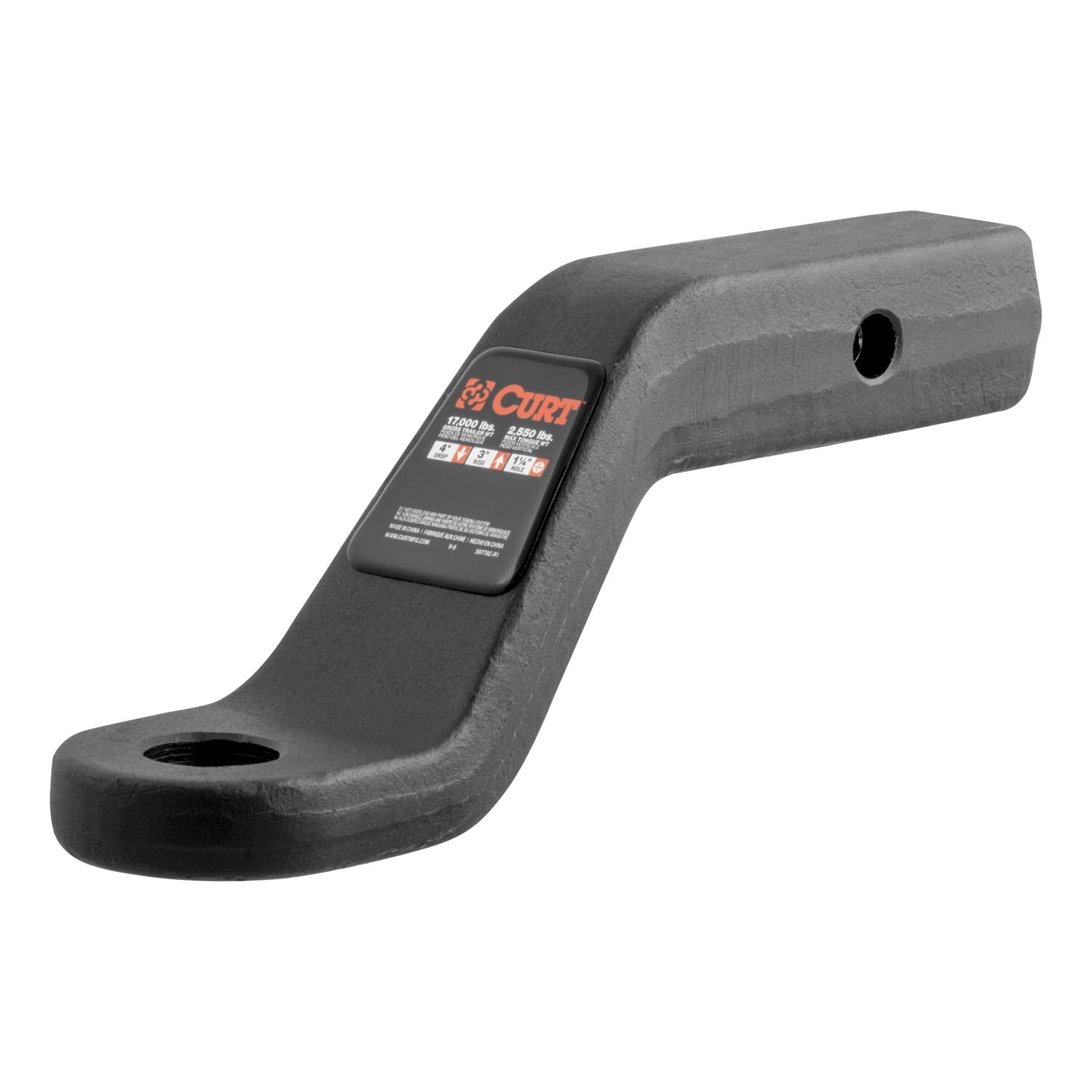 Forged Ball Mount (2in. Shank; 17;000 lbs.; 4in. Drop; 8-1/2in. Long)