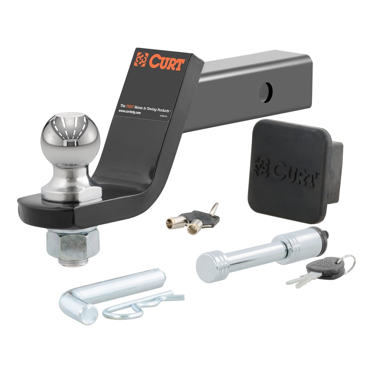 Towing Starter Kit with 2in. Ball (2in. Shank; 7;500 lbs; 4in. Drop) thumbnail 2