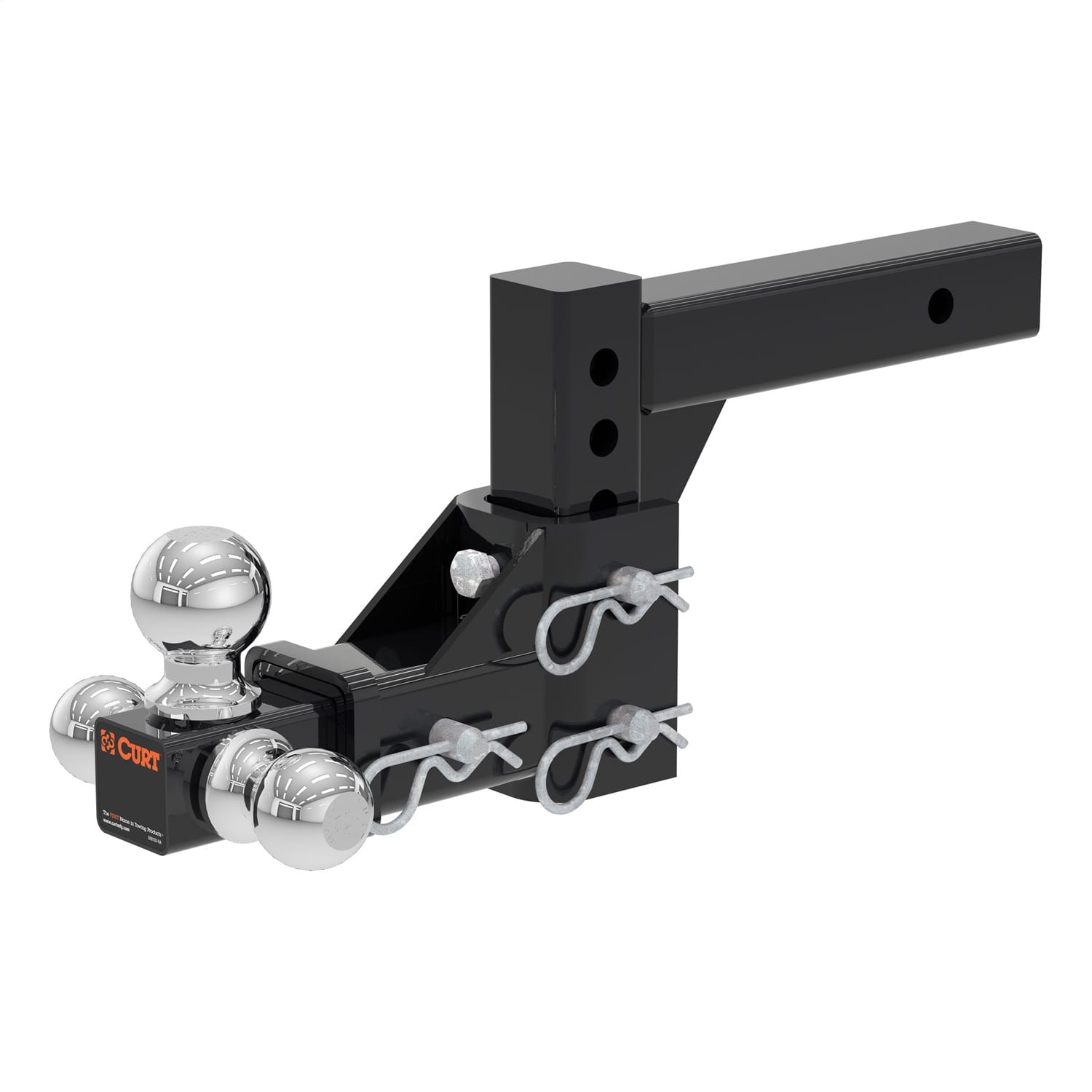 Adjustable Tri-Ball Mount (2in. Shank; 1-7/8in.; 2in./2-5/16in. Balls) thumbnail 2