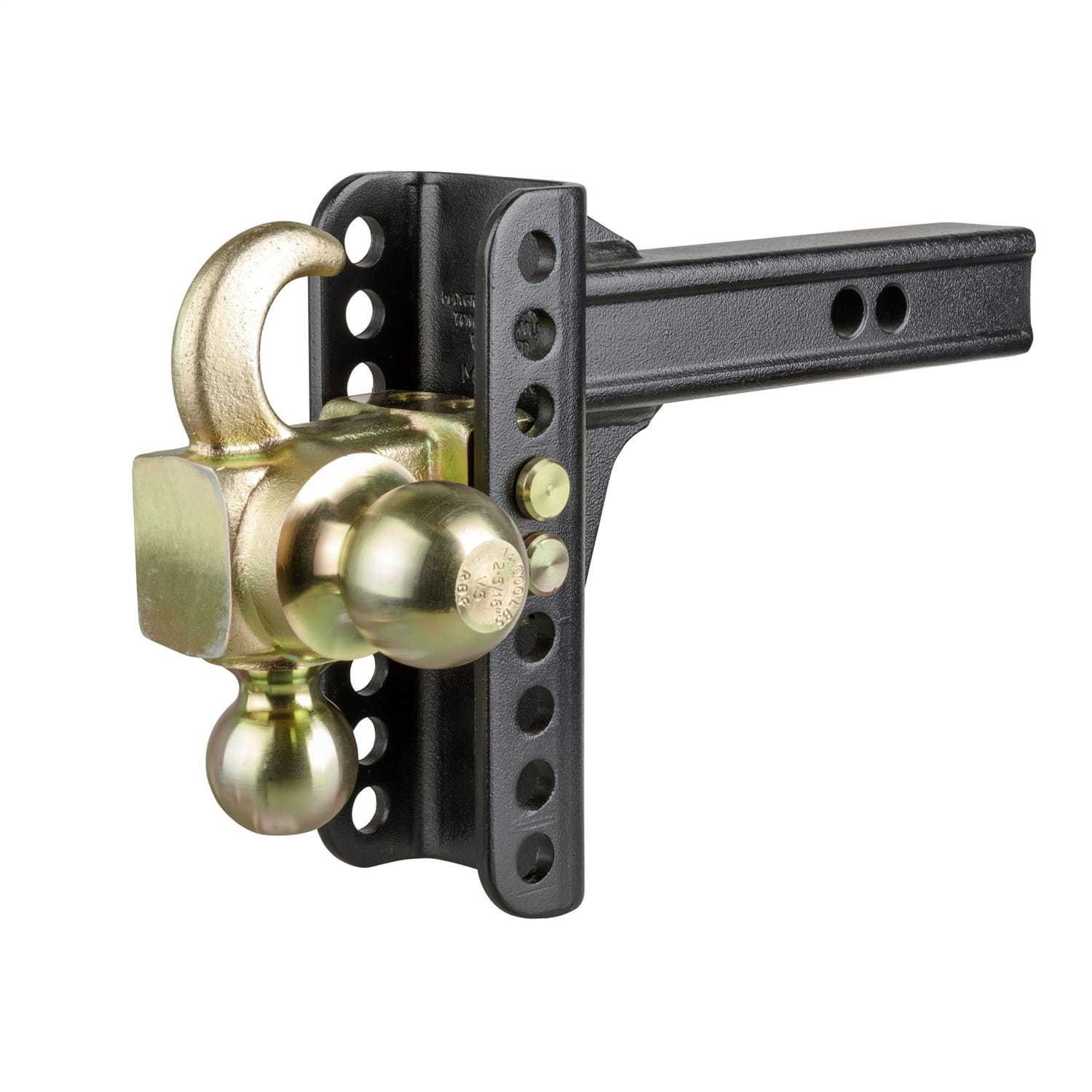 Adjustable Channel Mount with Hook/Step Dual-Ball-2in. Shank; 14K; 6in. Drop thumbnail 2