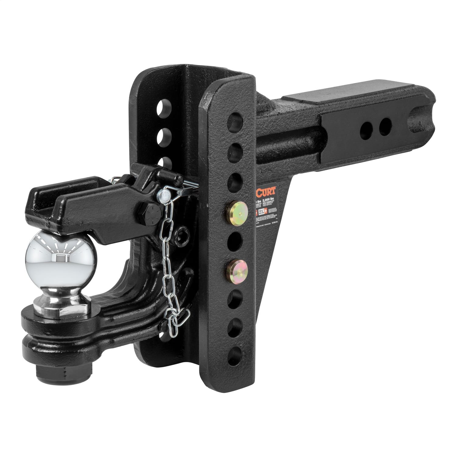 Adjustable Channel Mount with 2-5/16in. Ball/Pintle (2-1/2in. Shank; 20;000 lbs.