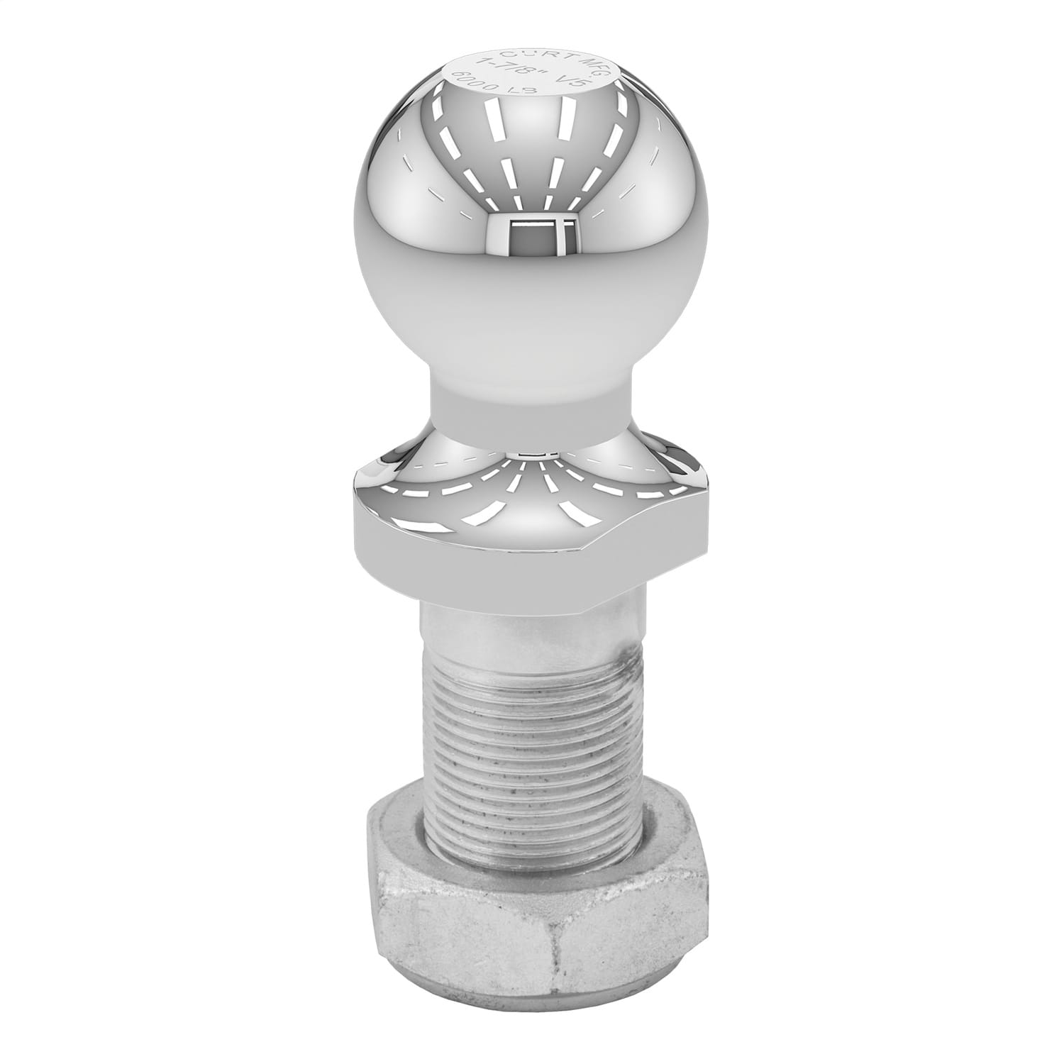 Replacement 1-7/8in. Pintle Ball (6;000 lbs.; 1-1/4in. Shank) thumbnail 2