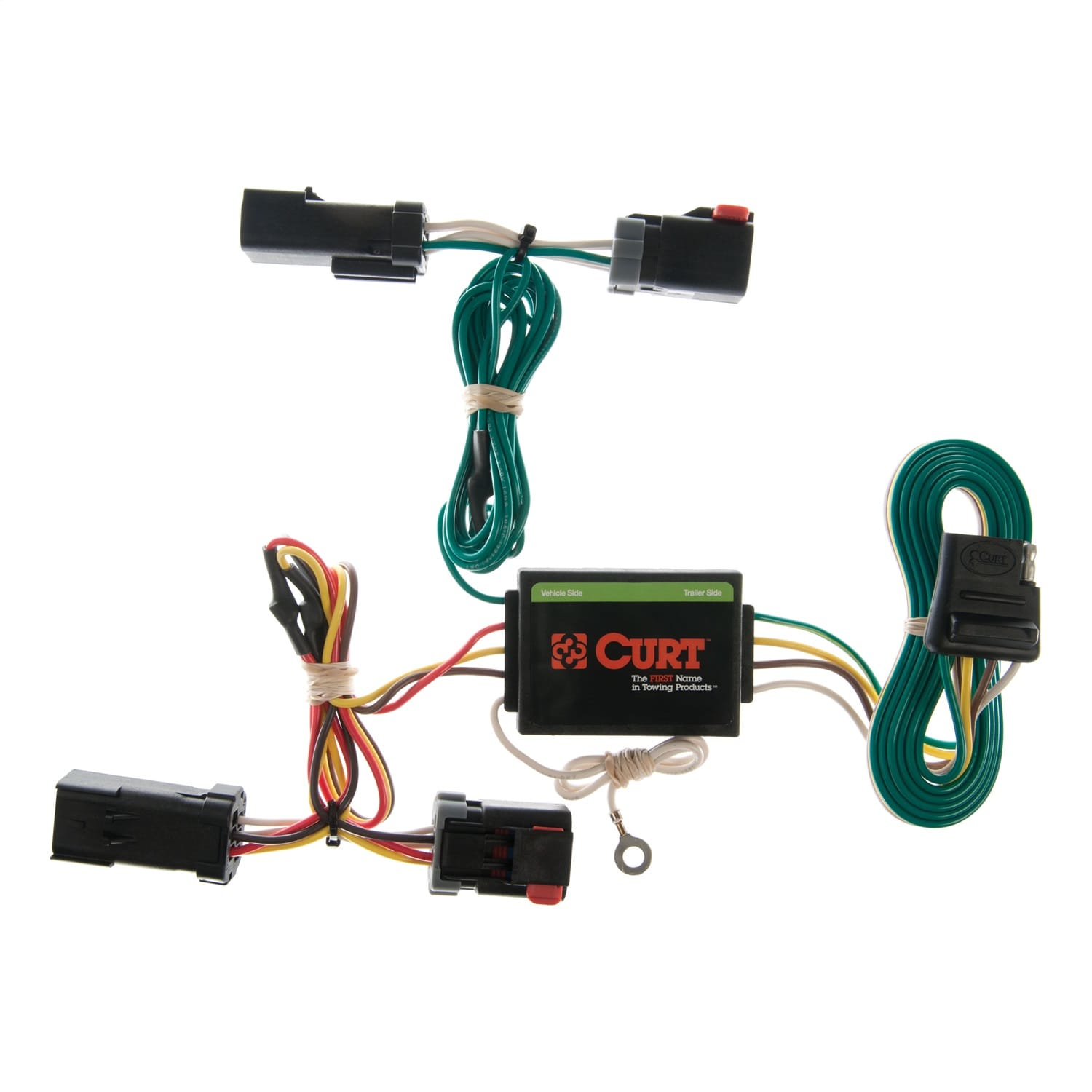 Custom Wiring Harness; 4-Way Flat Output; Select Jeep Liberty thumbnail 2