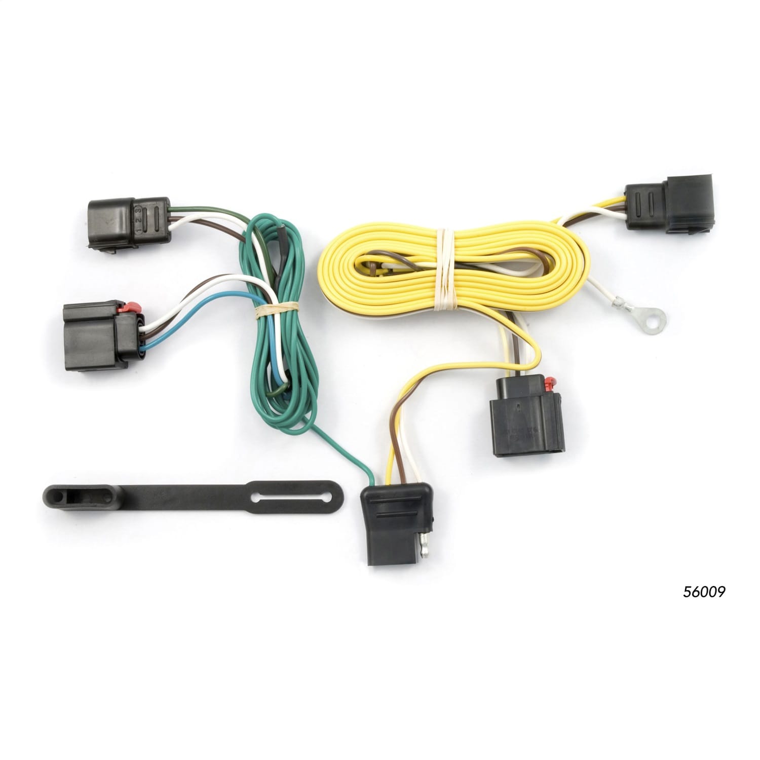 Custom Wiring Harness; 4-Way Flat Output; Select Jeep Grand Cherokee thumbnail 2