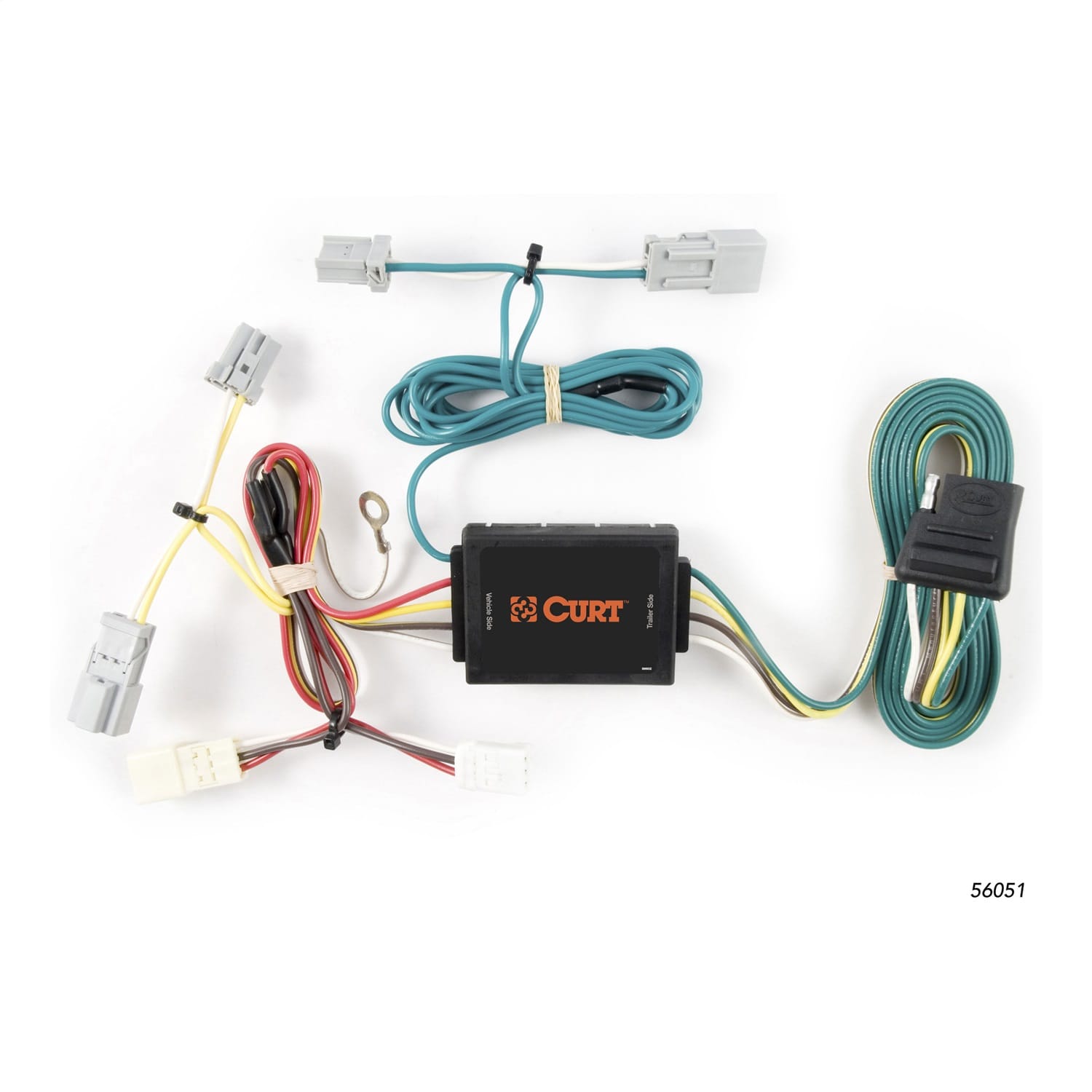 Custom Wiring Harness; 4-Way Flat Output; Select Honda Civic Coupe thumbnail 2