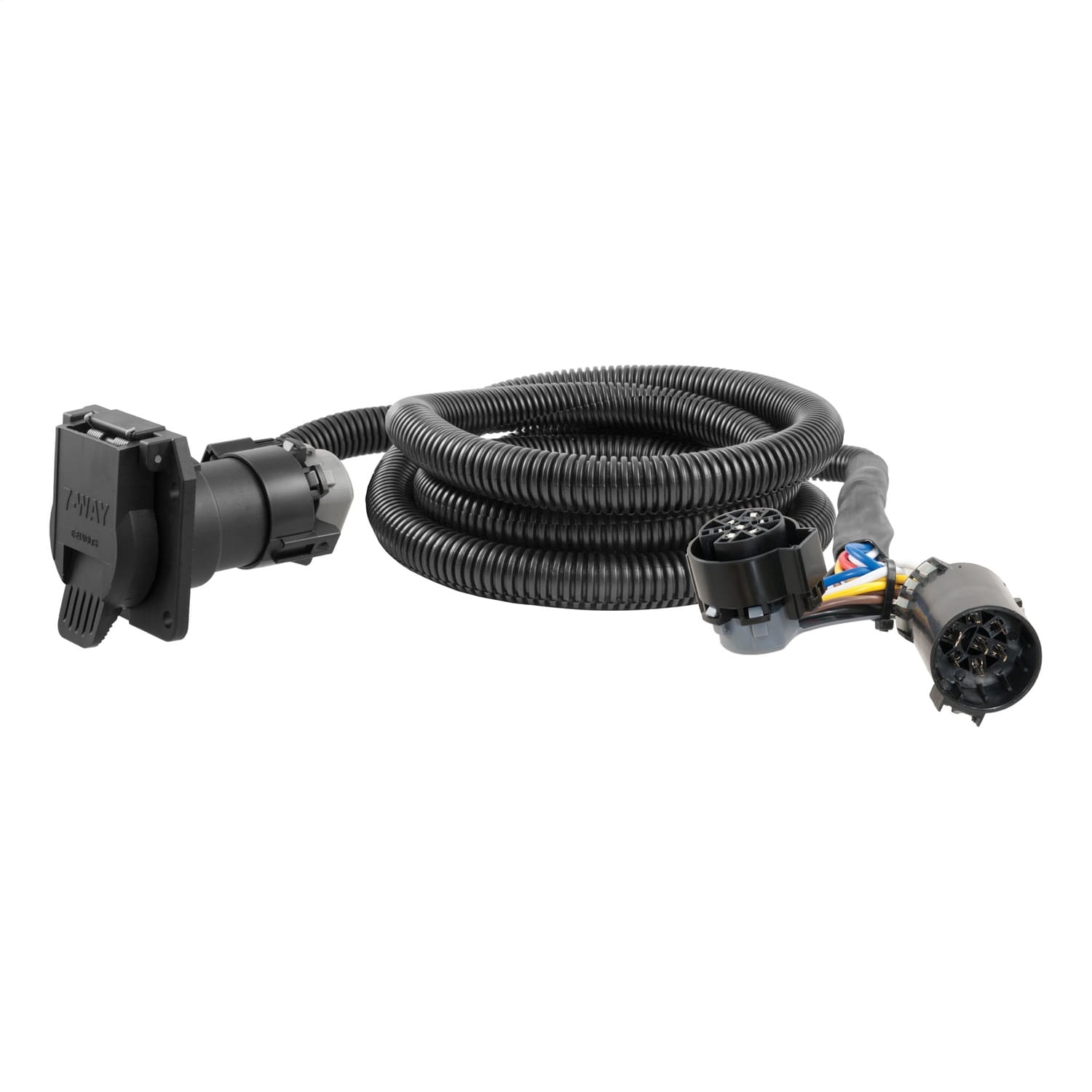 7ft. Custom Wiring Extension Harness (Adds 7-Way RV Blade to Truck Bed; Packaged thumbnail 2