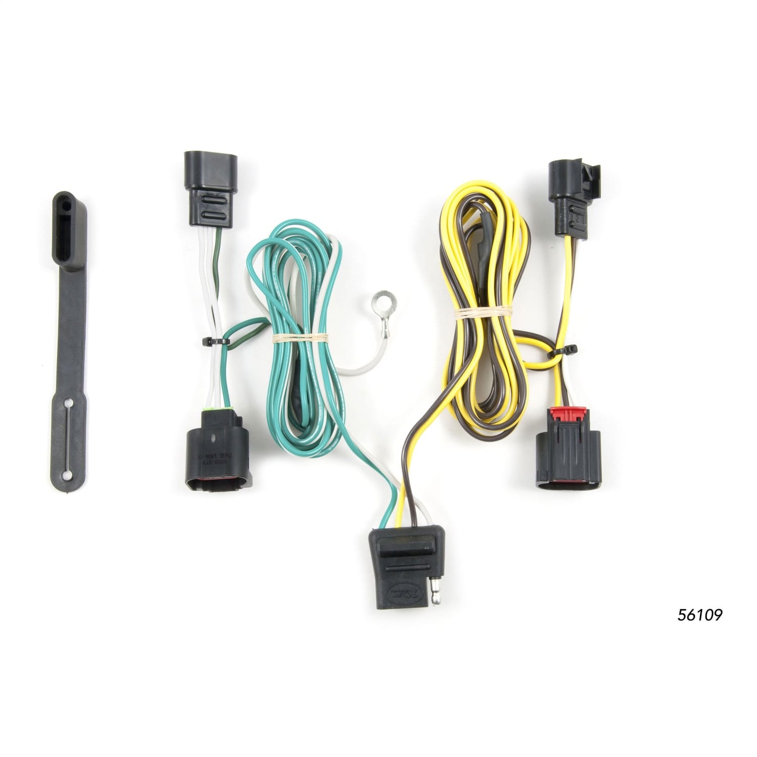 Custom Wiring Harness; 4-Way Flat; Select Dodge Journey without LED Lights thumbnail 2