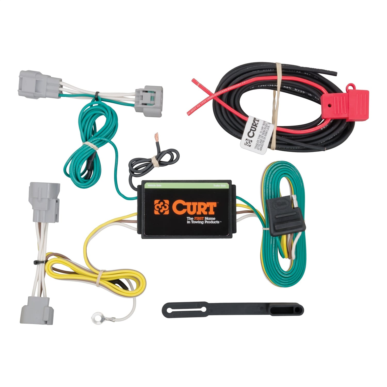 Custom Wiring Harness; 4-Way Flat Output; Select Jeep Cherokee thumbnail 2