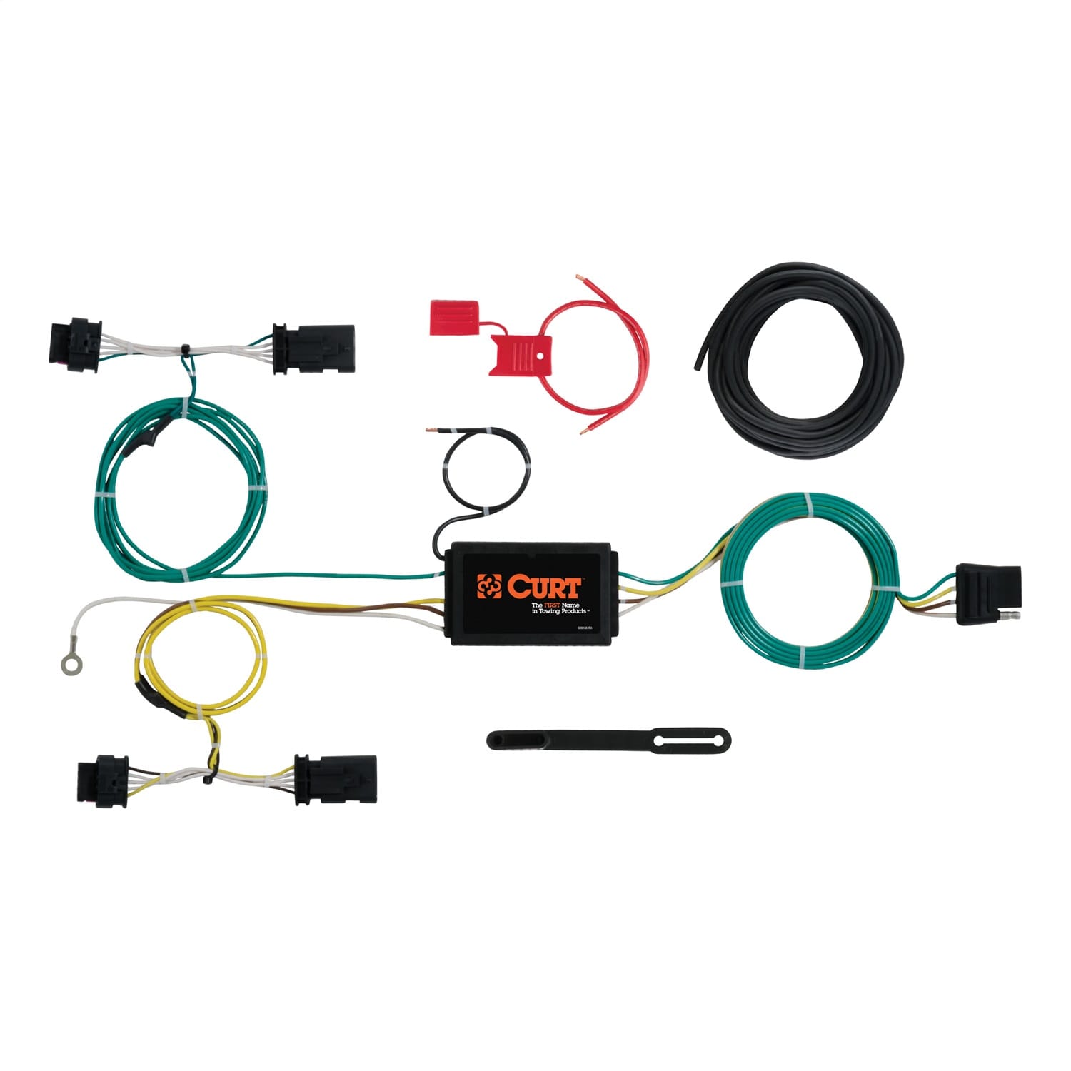 Custom Wiring Harness; 4-Way Flat Output; Select Jeep Renegade thumbnail 2