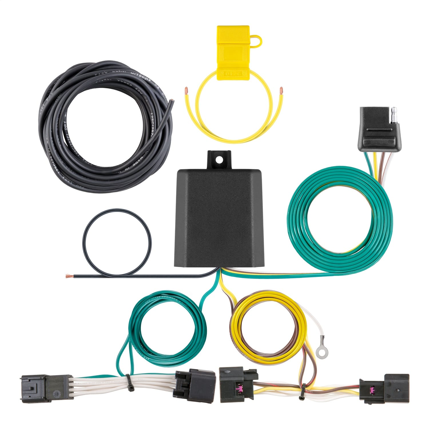 Custom Wiring Harness; 4-Way Flat; Select Chevrolet Sonic with Tow Package thumbnail 2