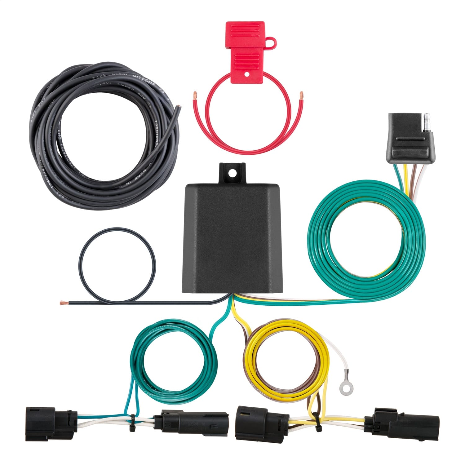 Custom Wiring Harness; 4-Way Flat Output; Select Ford Transit-150; 250; 350; HD thumbnail 2