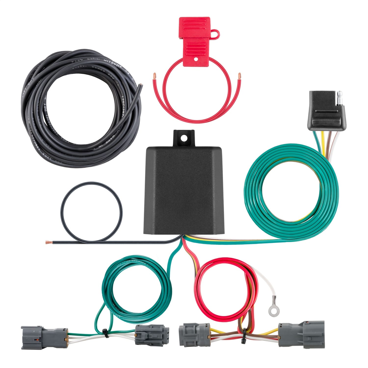 Custom Wiring Harness; 4-Way Flat Output; Select Kia Sorento thumbnail 2