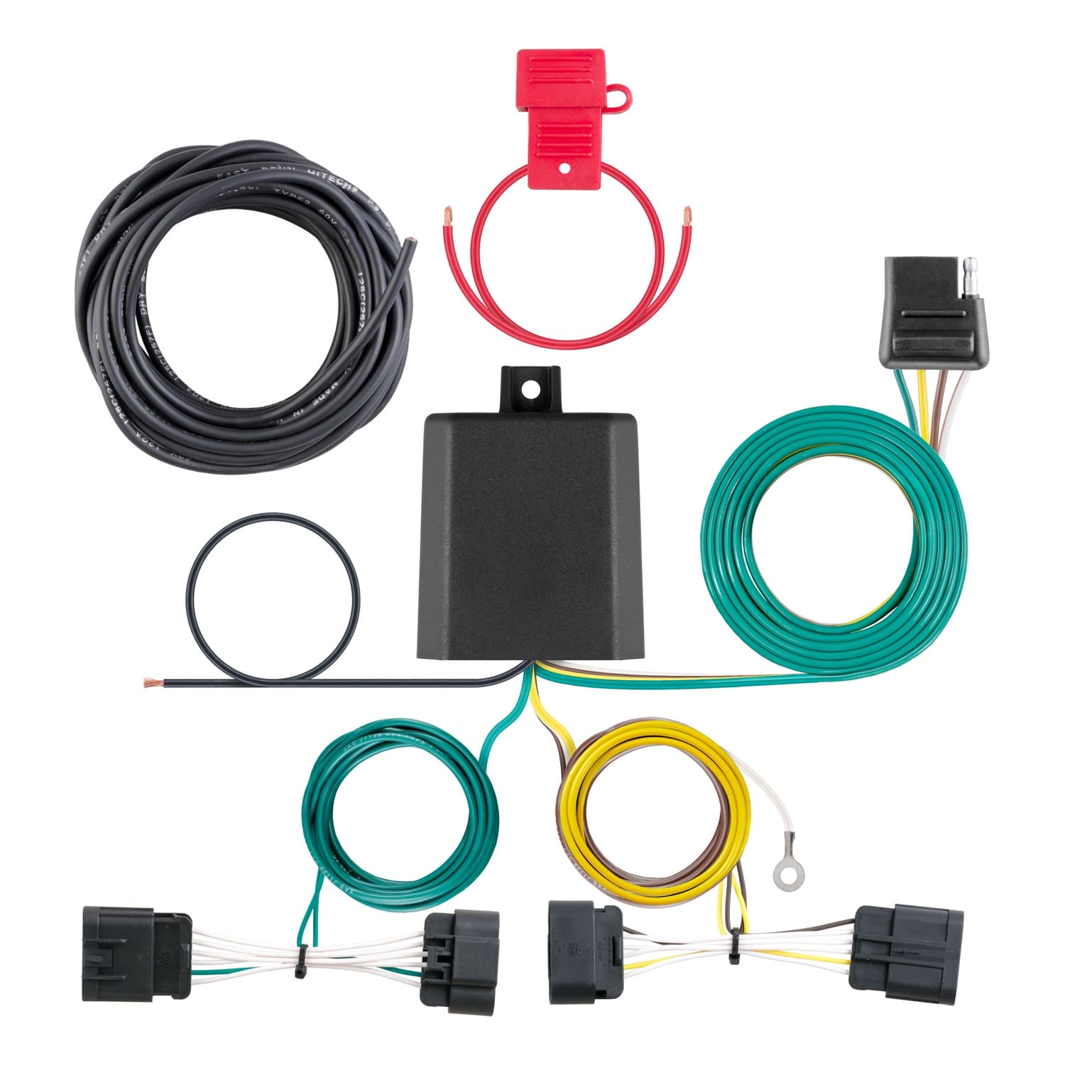 Custom Wiring Harness; 4-Way Flat Output; Select Dodge Durango thumbnail 2