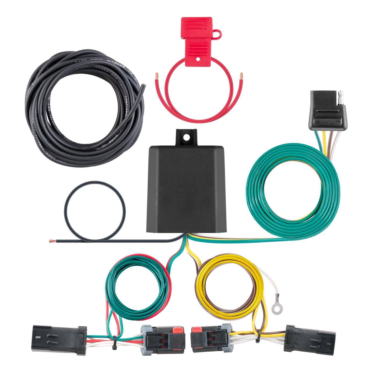 Custom Wiring Harness; 4-Way Flat Output; Select Jeep Compass thumbnail 2