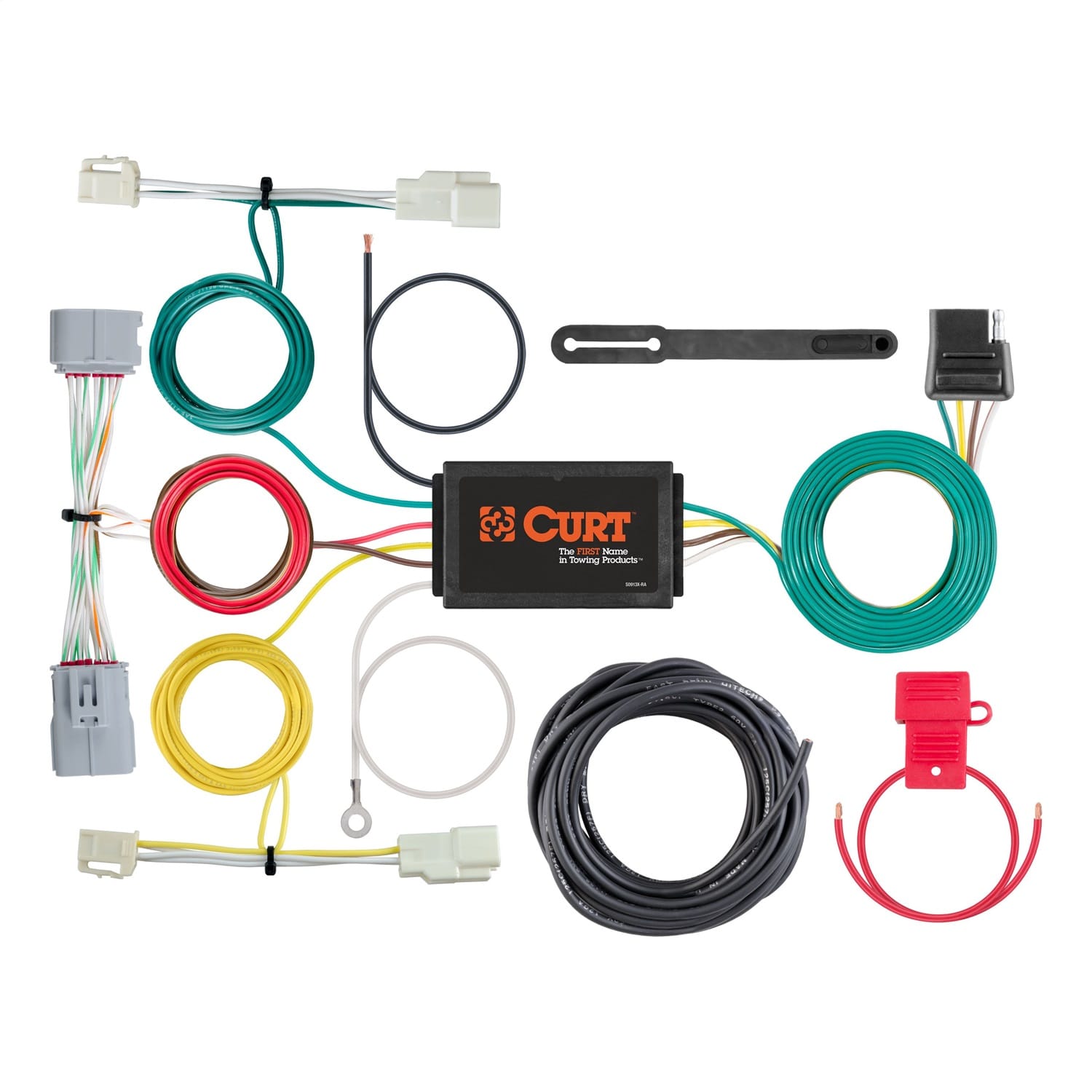 Custom Wiring Harness; 4-Way Flat Output; Select Toyota Prius thumbnail 2