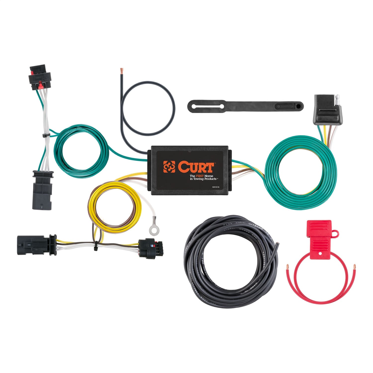Custom Wiring Harness; 4-Way Flat Output; Select Jeep Compass thumbnail 2
