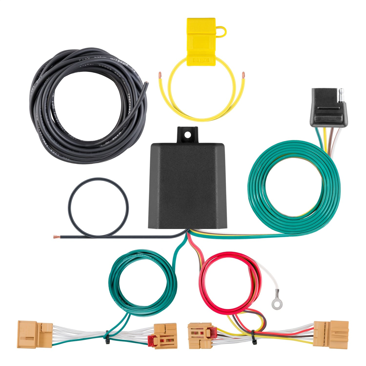 Custom Wiring Harness; 4-Way Flat Output; Select Volkswagen Atlas thumbnail 2