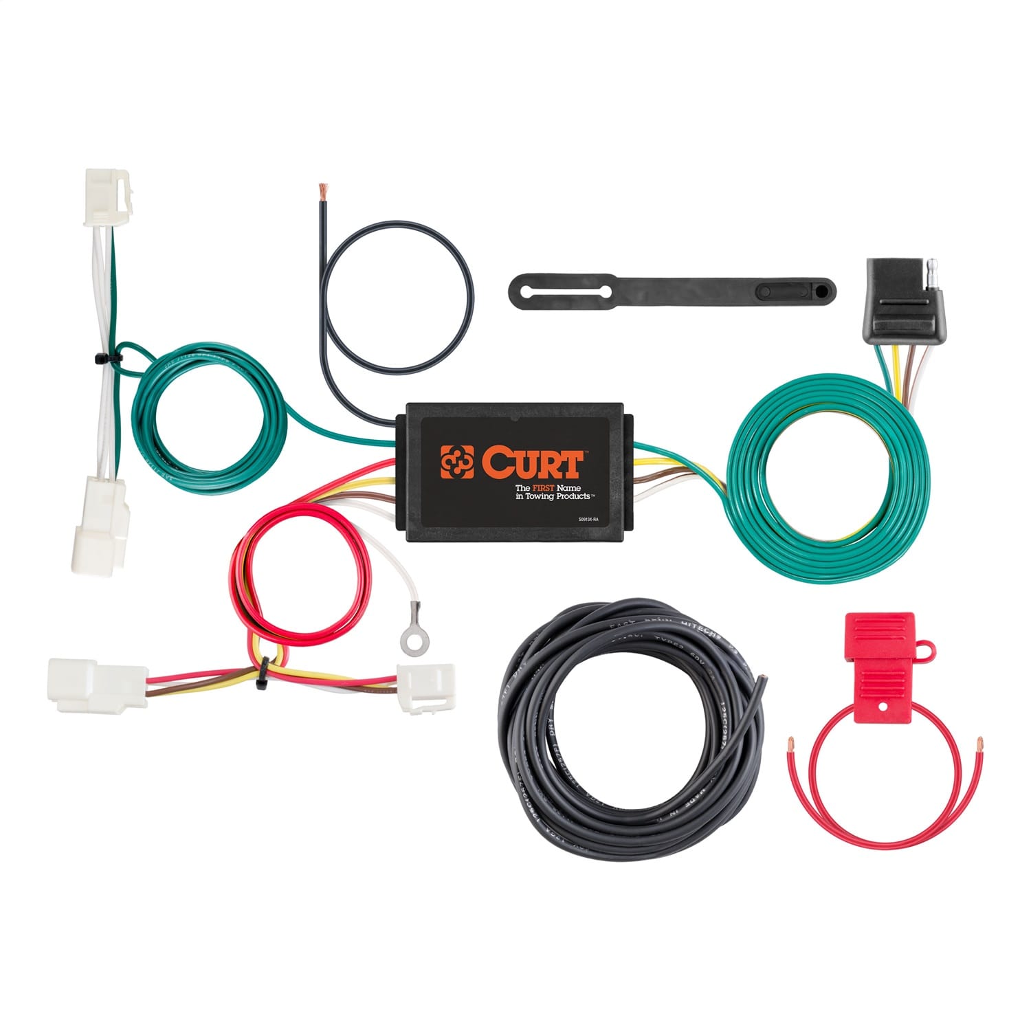 Custom Wiring Harness; 4-Way Flat Output; Select Toyota Yaris thumbnail 2