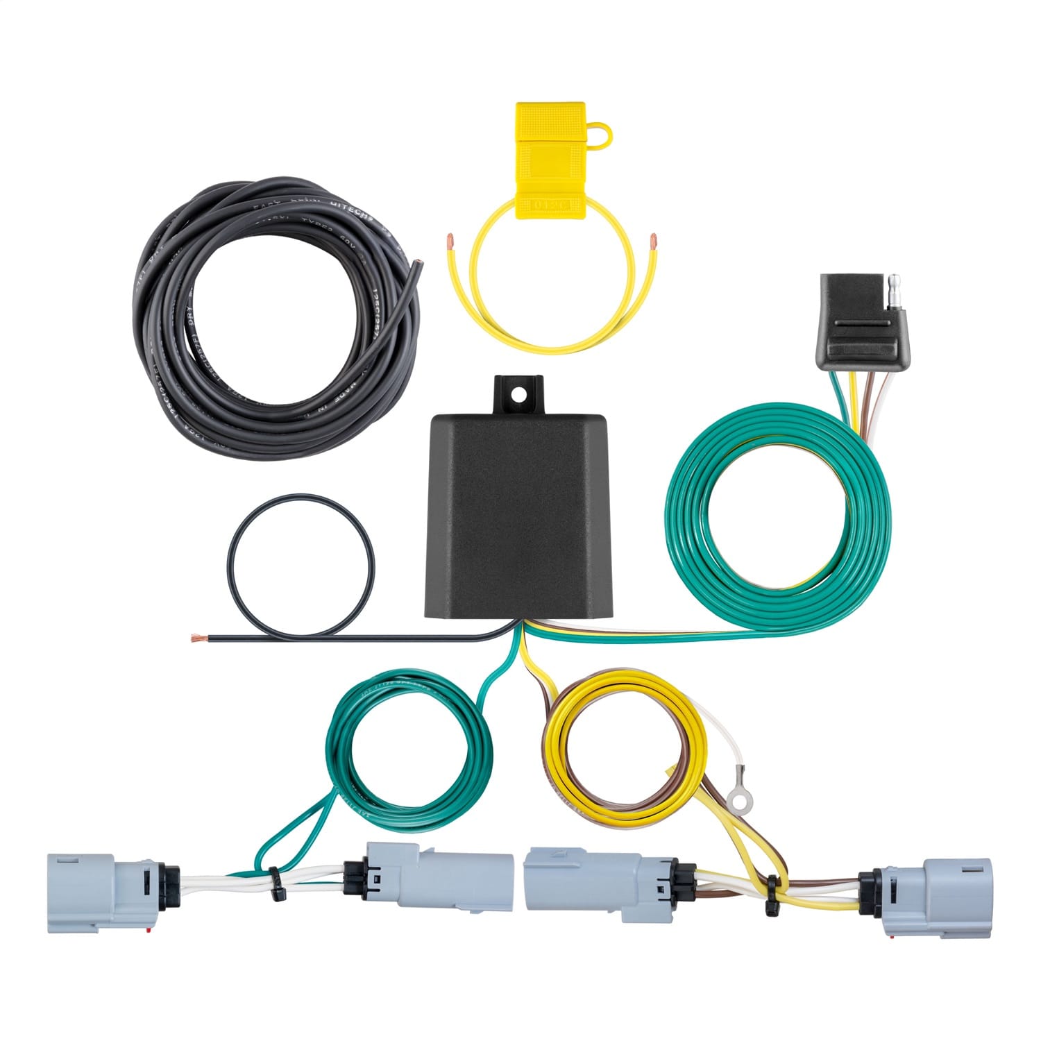 Custom Wiring; 4-Way Flat; Select Chrysler Pacifica; Voyager w/o LED Taillights thumbnail 2