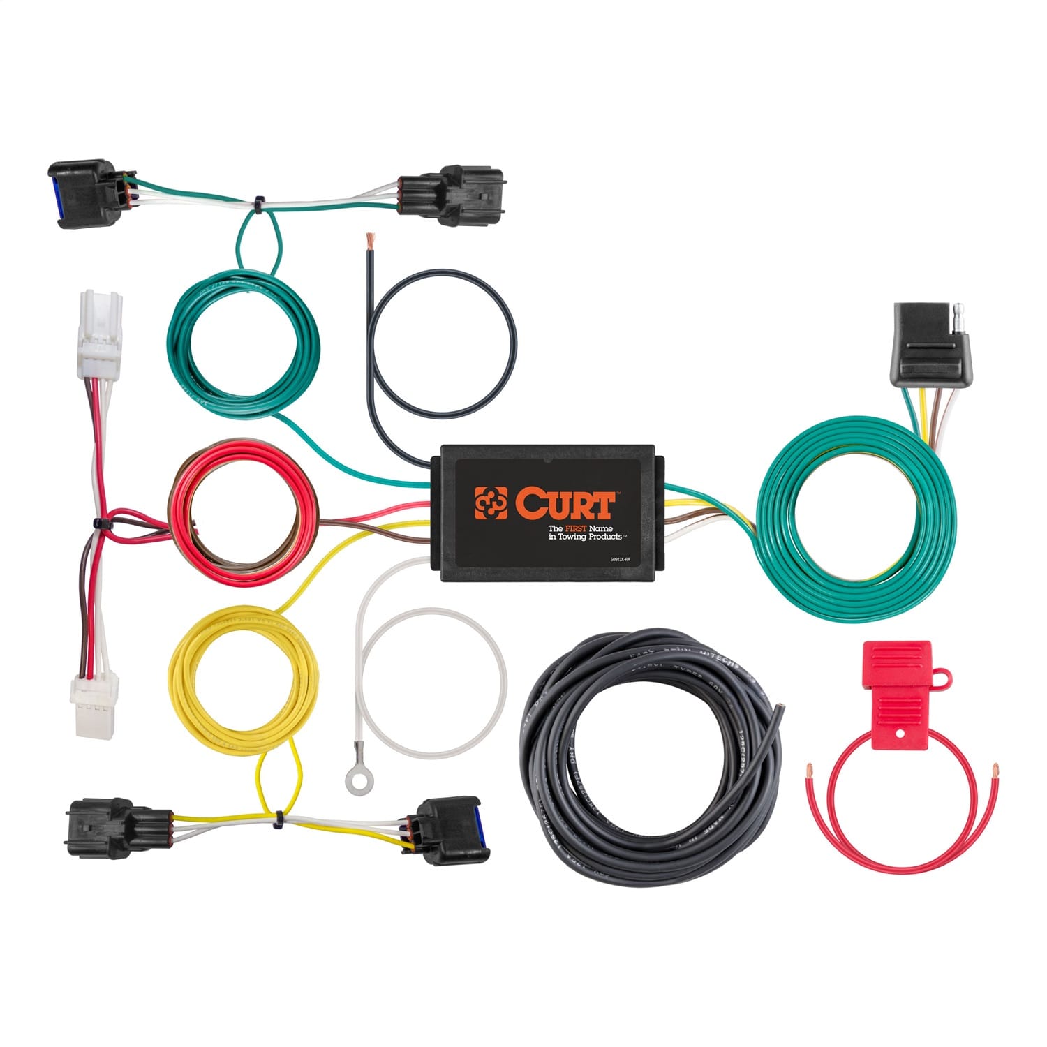 Custom Wiring Harness; 4-Way Flat Output; Select Hyundai Kona thumbnail 2