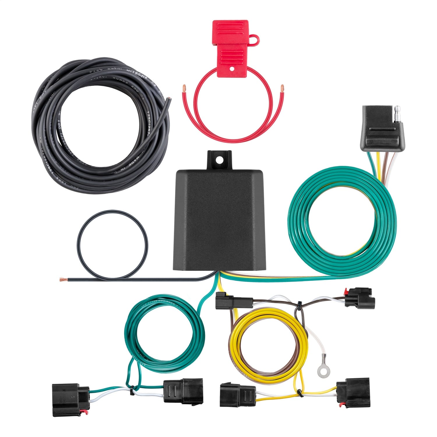Custom Wiring Harness; 4-Way Flat Output; Select Jeep Grand Cherokee thumbnail 2
