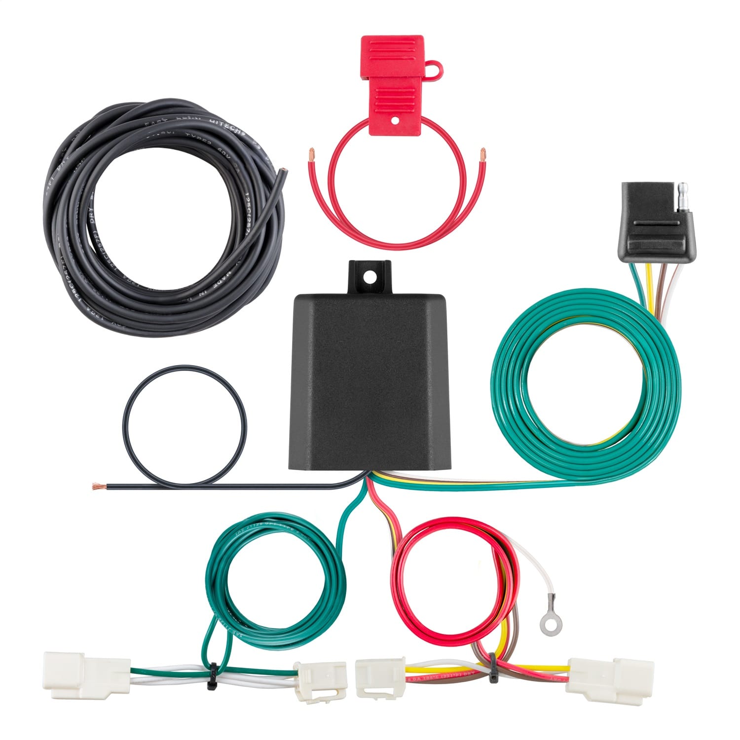 Custom Wiring Harness; 4-Way Flat Output; Select Toyota RAV4 thumbnail 2