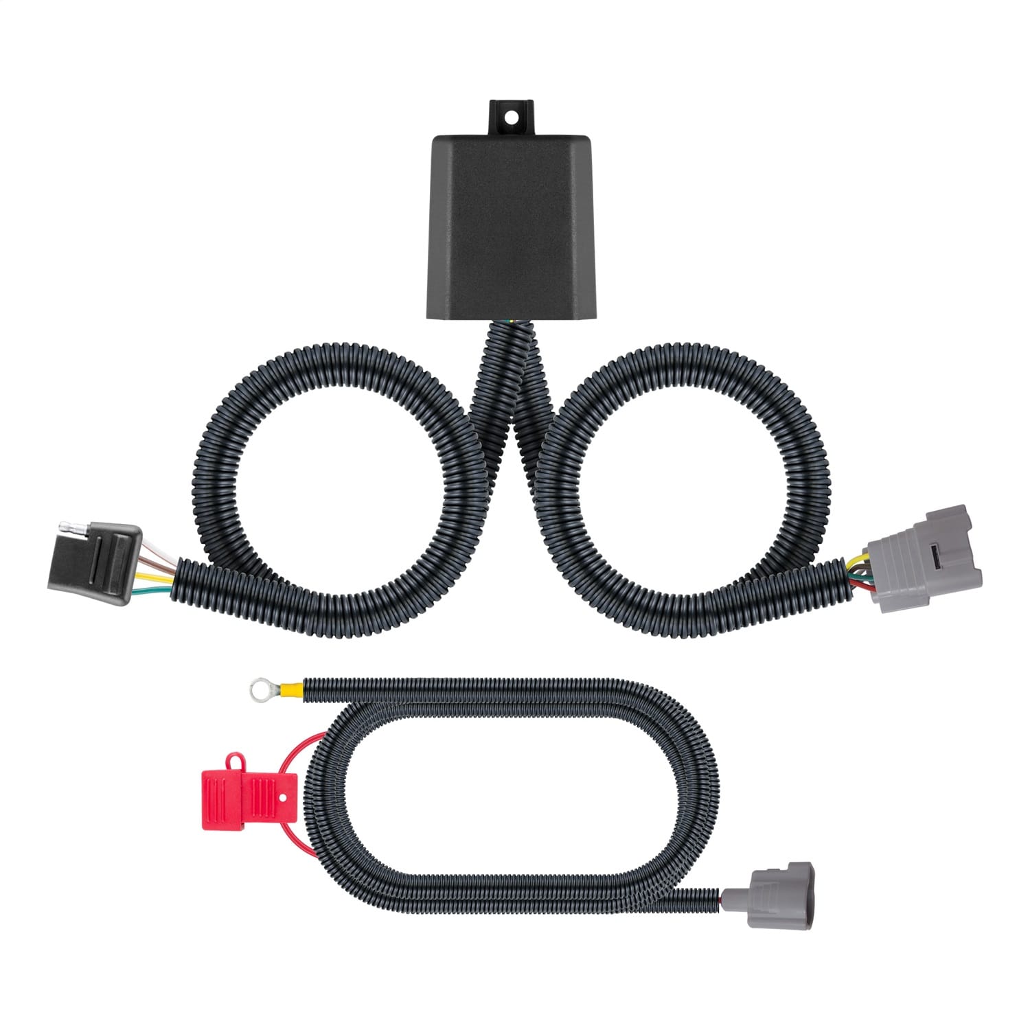 Custom Wiring Connector; 4-Way Flat Output; Select Toyota Tundra