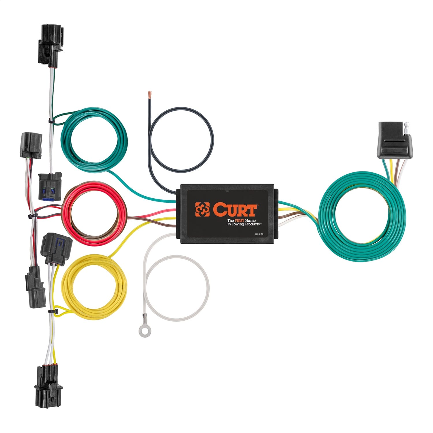 Custom Wiring Harness; 4-Way Flat Output; Select Kia Forte