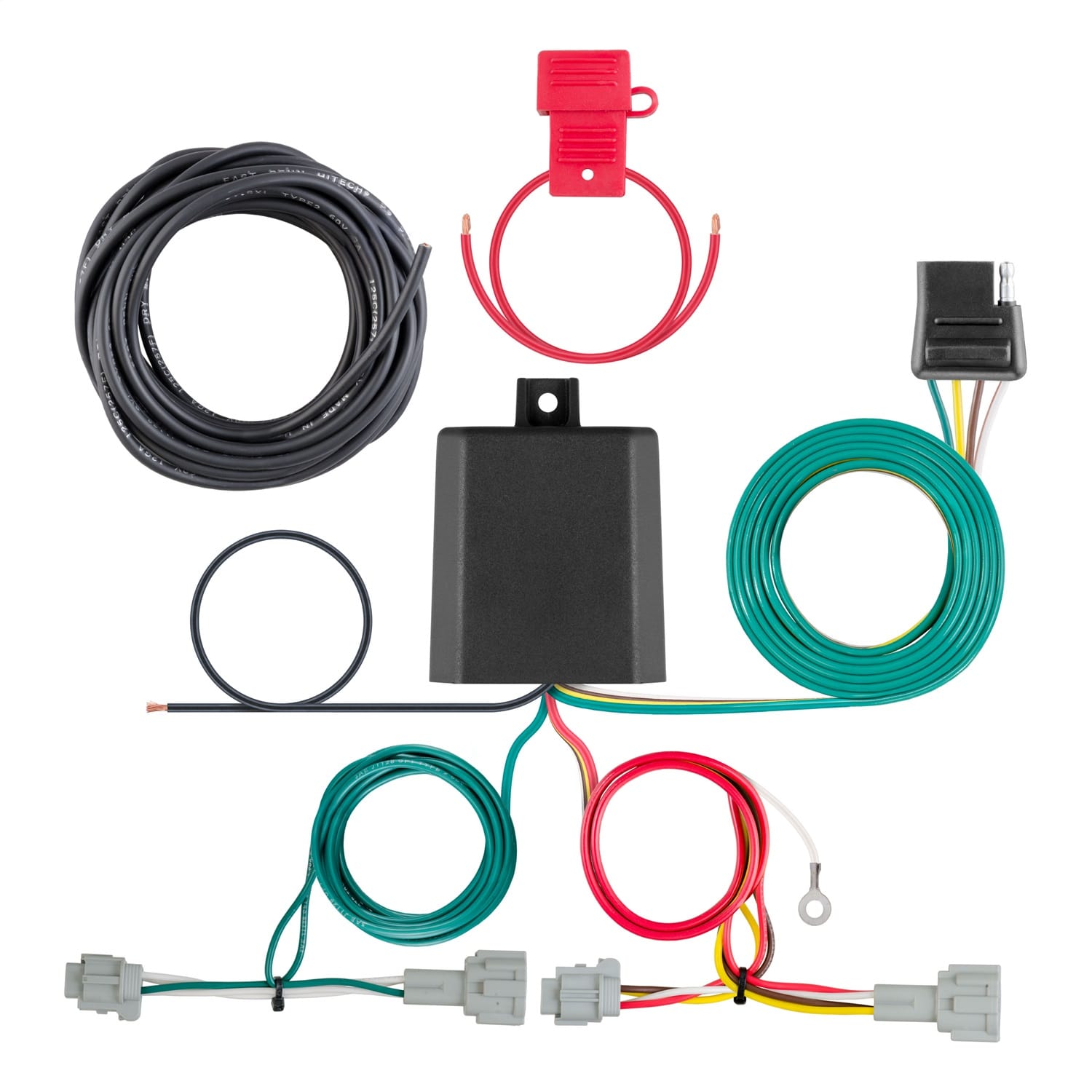 Custom Wiring Harness; 4-Way Flat Output; Select Nissan Rogue