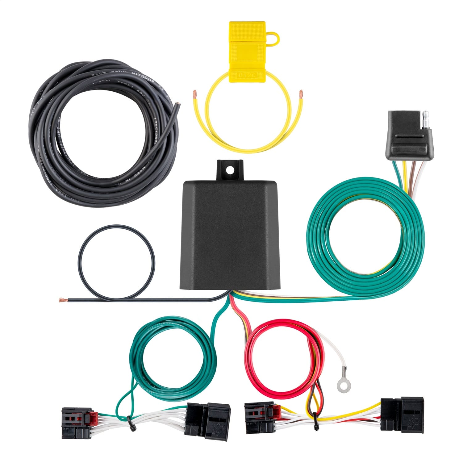 Custom Wiring Harness; 4-Way Flat Output; Select Volkswagen Atlas